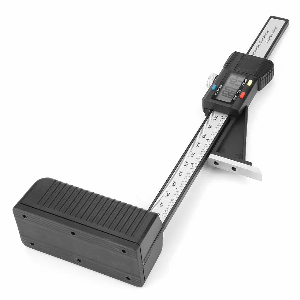 ANGGREK Cyfrowy wysokościomierz, zestaw do budowania, zakres pomiarowy 0-150 mm, cyfrowe precyzyjne wysokości osłony, miernik głębokości z podstawą magnetyczną