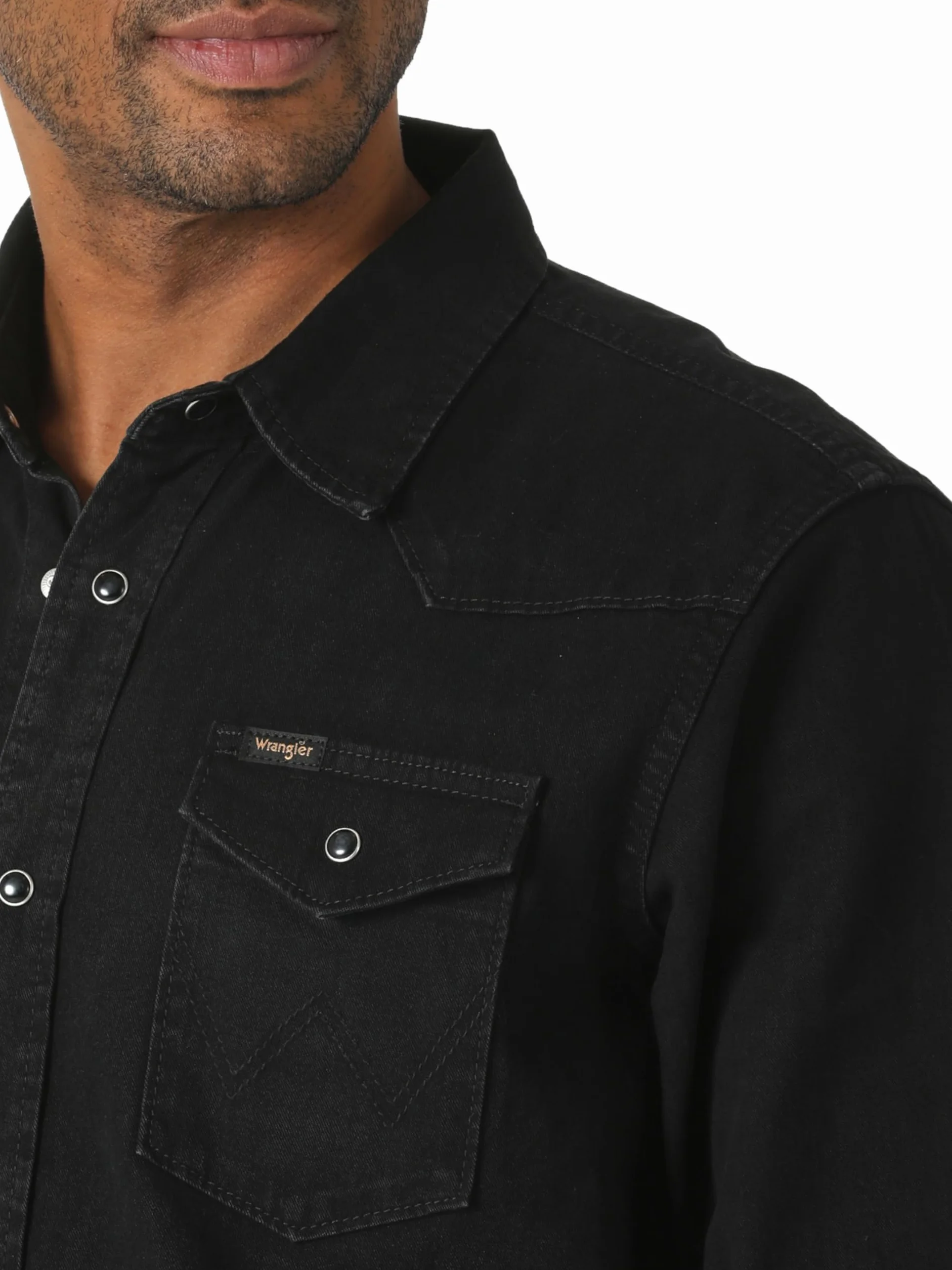 Wrangler Męska koszula dżinsowa regularny krój L