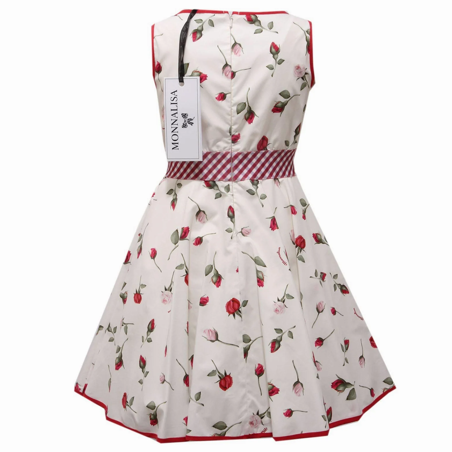 5741AC vestito bimba GIRL MONNALISA cotton sleeveless dress