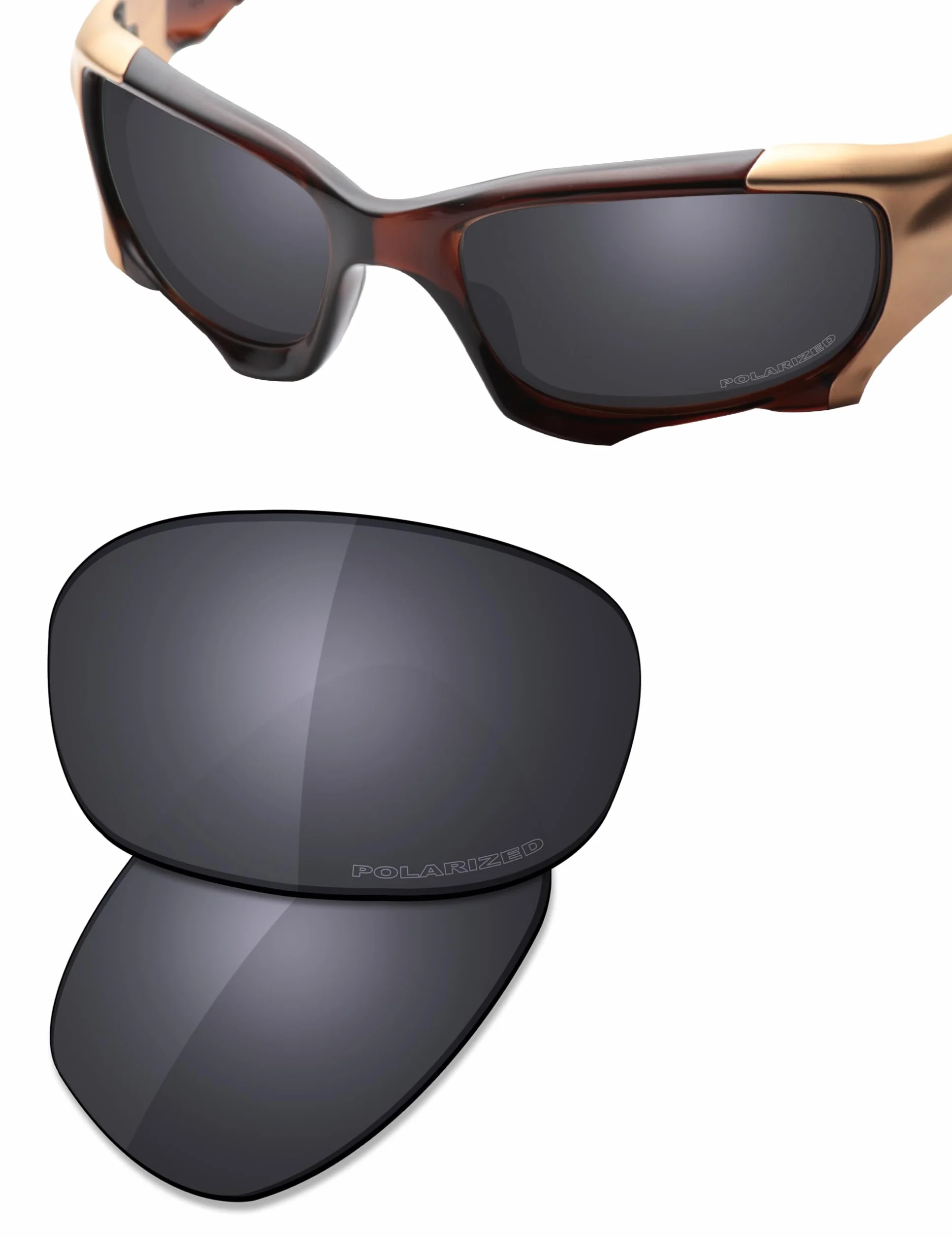 Saucer Najwyższej jakości wymienne soczewki i noski do Oakley Pit Boss 2 OO9137 | Pit Boss 2 Asian Fit OO9215
