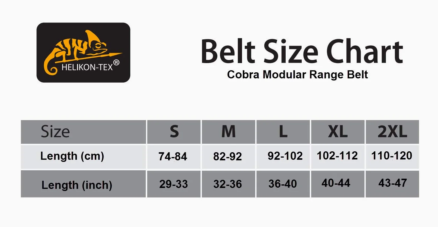 Helikon-Tex Cobra Modular Range Belt (45 mm) pasek PALS/MOLLE kompatybilny - czarny