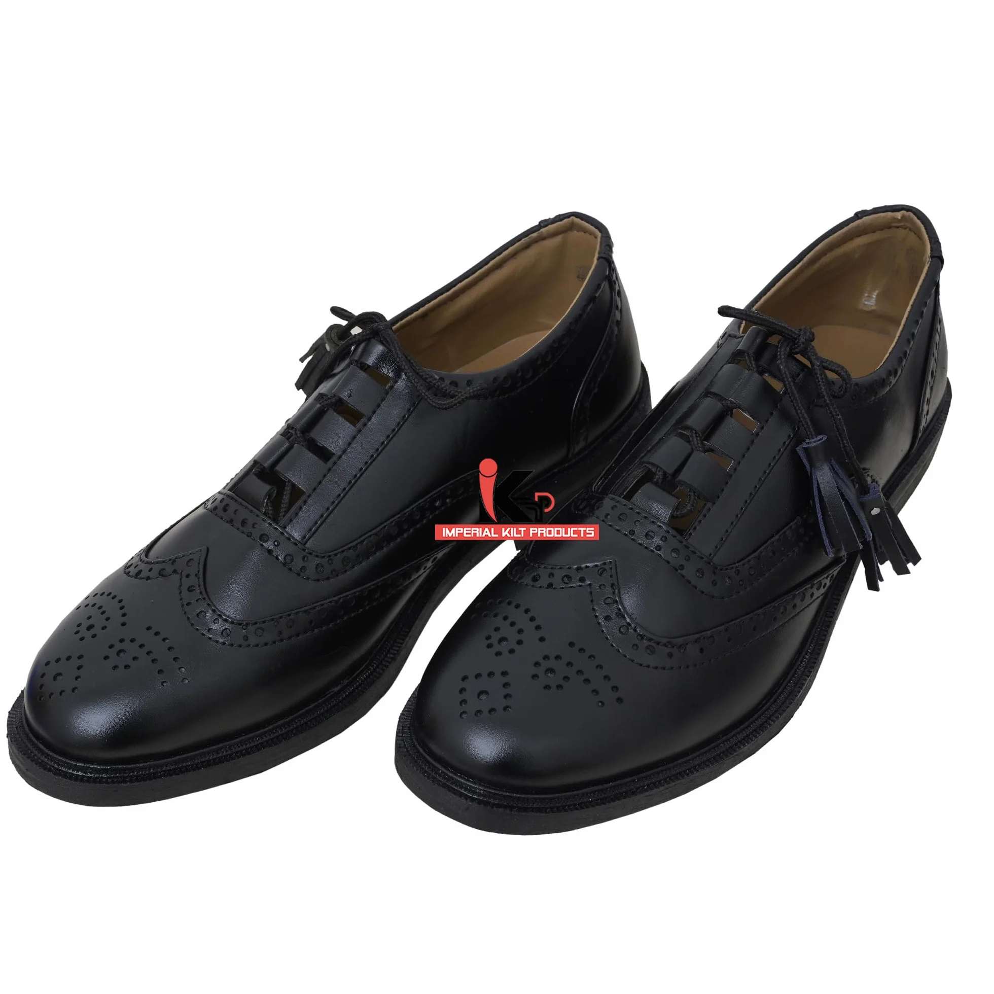 Męskie skórzane półbuty Ghillie, szkockie półbuty lub kilt, eleganckie, formalne, wygodne dopasowanie, sznurowane buty ślubne