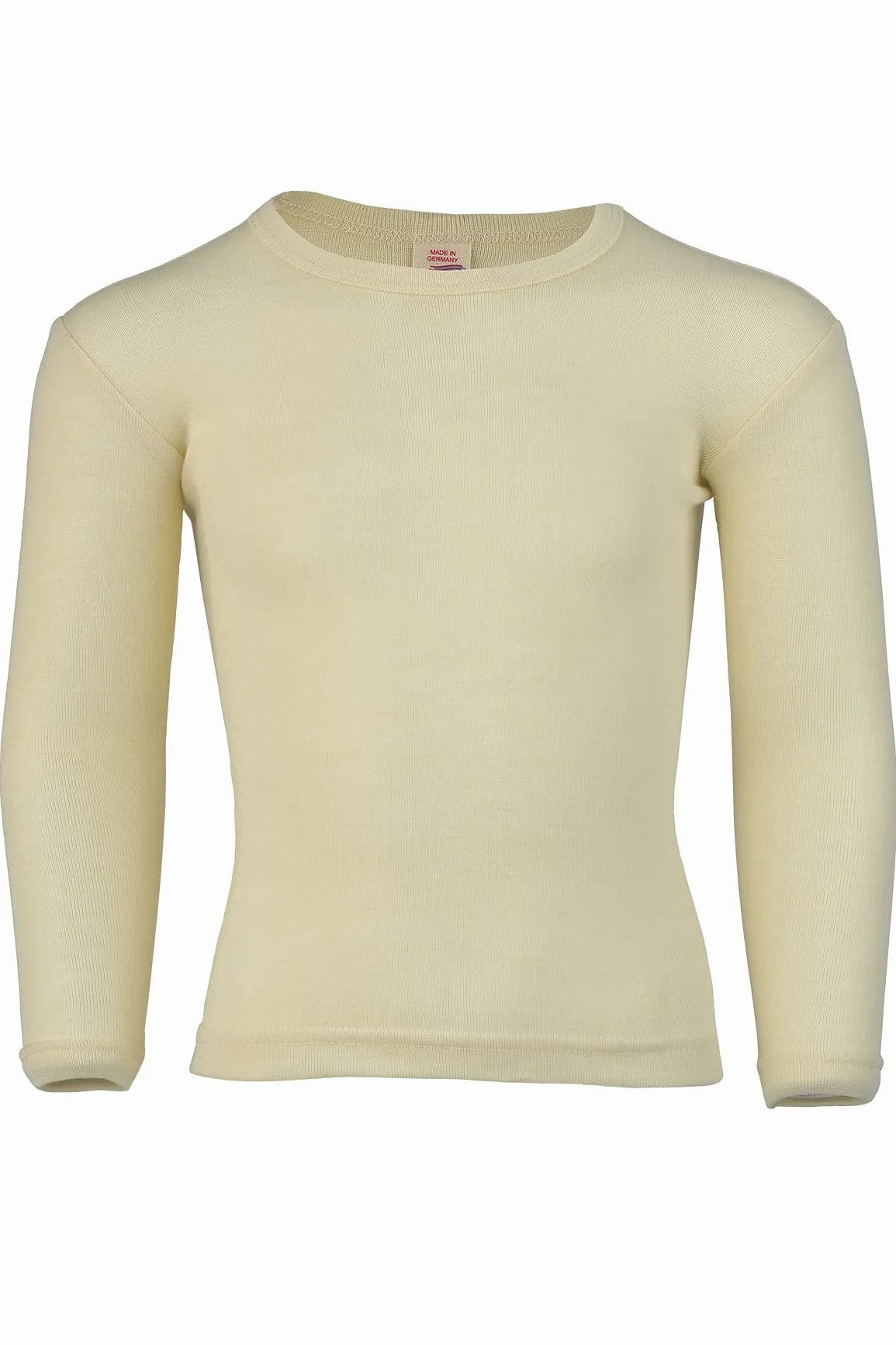 Engel Natur, Merino dziecięcy podkoszulek z długim rękawem, 100% wełna (kbT), naturalny, 104