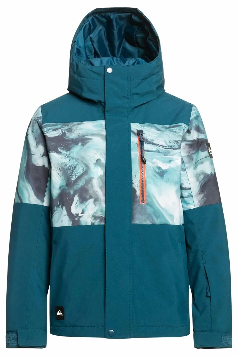 Kurtka chłopięca Quiksilver Mission zimowa narciarska turkusowa 140