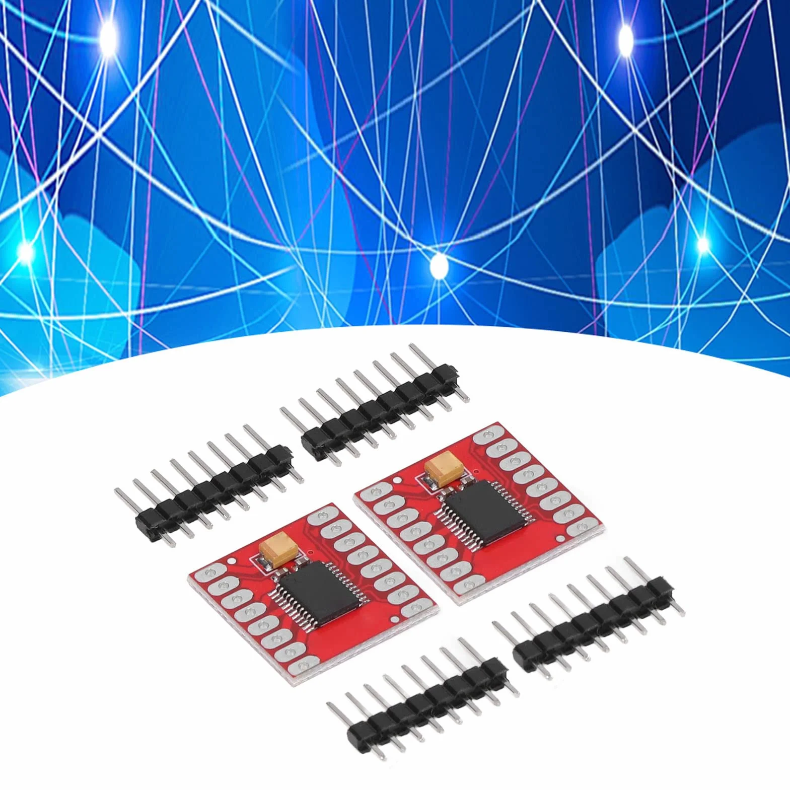 2 Zestawy TB6612FNG Moduł Sterownika Podwójnego Silnika DC Płyta Sterująca Napędem Stepper Wysoka wydajność DRV8833 1A z Kablem Skoku do Przewodu Mikrokontrolera