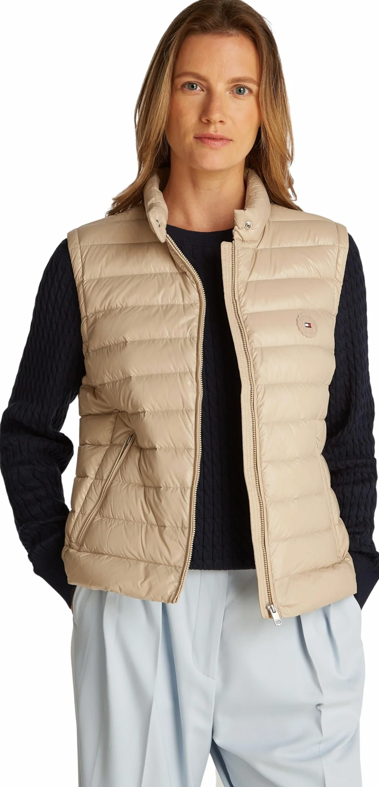 Tommy Hilfiger UL DOWN MOCK NK Vest WW0WW45499 Damskie