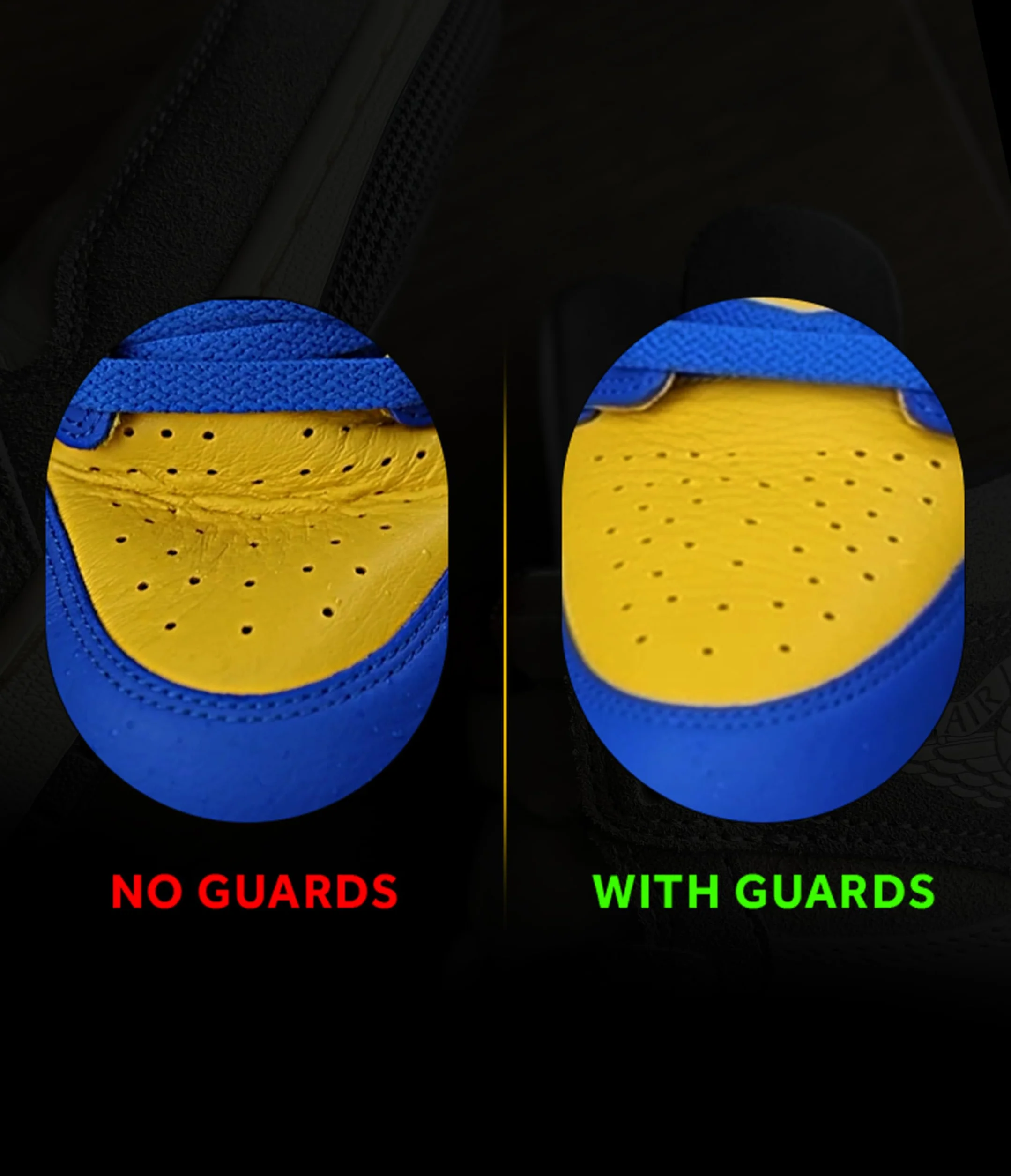 Crep Protect Ochrona butów z pianki z pamięcią kształtu – tenisówki Dunk Low, Air Force, Jordan, zapobiegają zagnieceniom, Czarny, Large Size US 8-13.5, Small Size