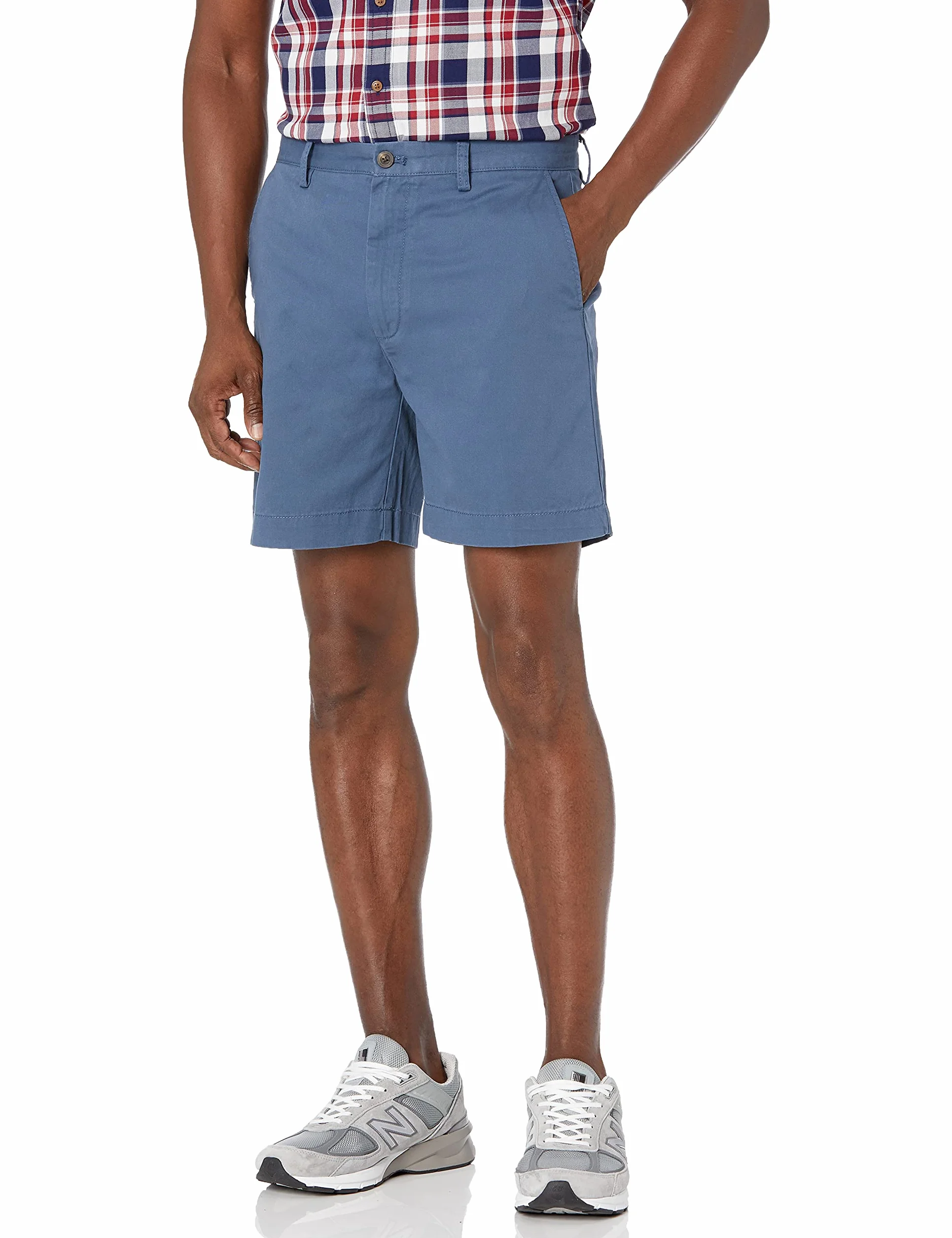 Amazon Essentials Mężczyźni Classic-Fit 18 cm krótkie