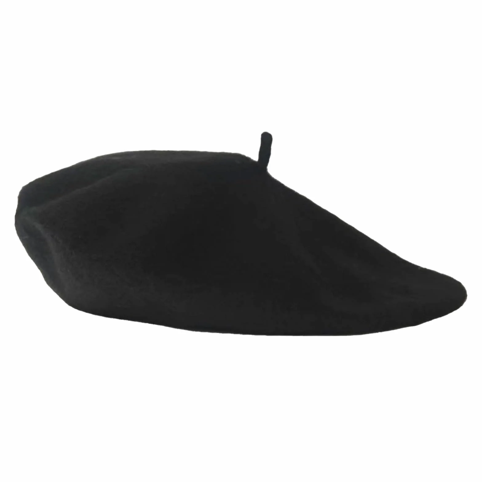 GWAWG Beret dla dorosłych, wełna, dla mężczyzn i kobiet, francuski styl, jednokolorowa, klasyczny kolor, unisex, miękka, ciepła, outdoorowa, czapka artystyczna vintage, czapka beanie, unisex, czarna