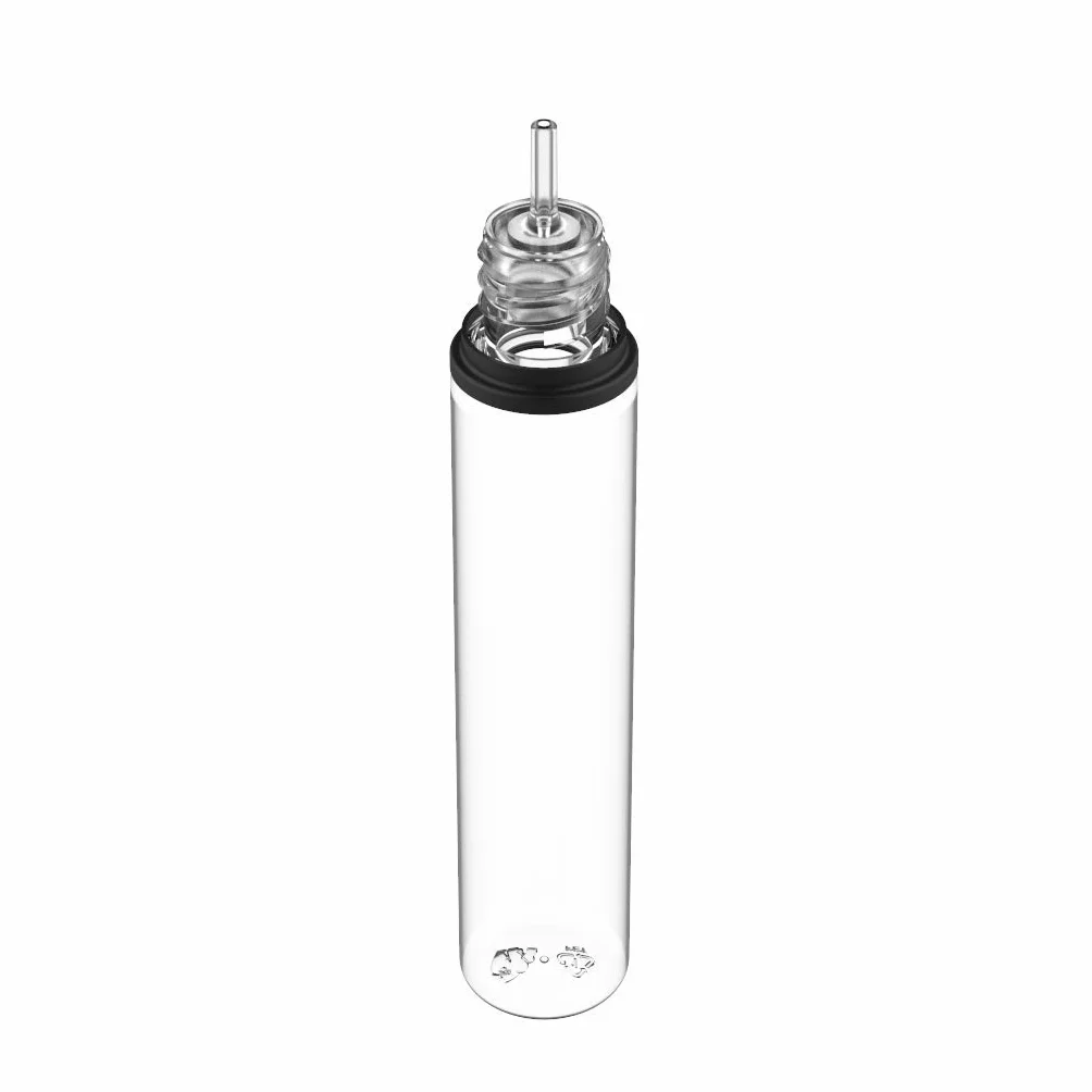 Chubby Gorilla V3 10 x 30ml Slim plastikowe butelki PET z zakraplaczem przezroczysta czarna pokrywka