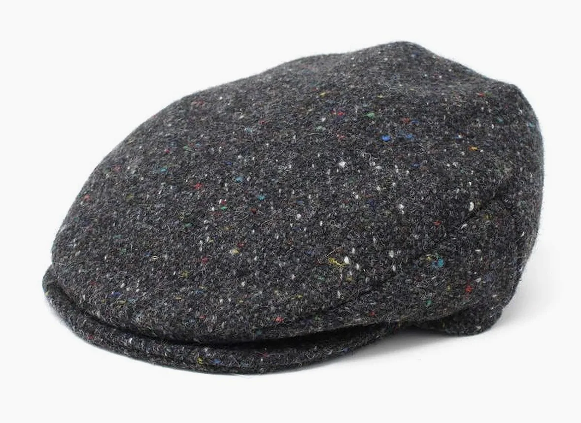 Hanna Hats Męska czapka Donegal Tweed vintage