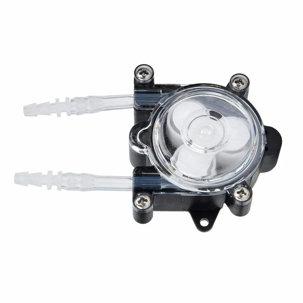 Perystaltyczna pompa cieczy, pompa dozująca, pompa wężowa, głowica dozująca, DC 12 V 0-150 ml/min, do chemikaliów, płynów i innych dodatków dozujących (C)