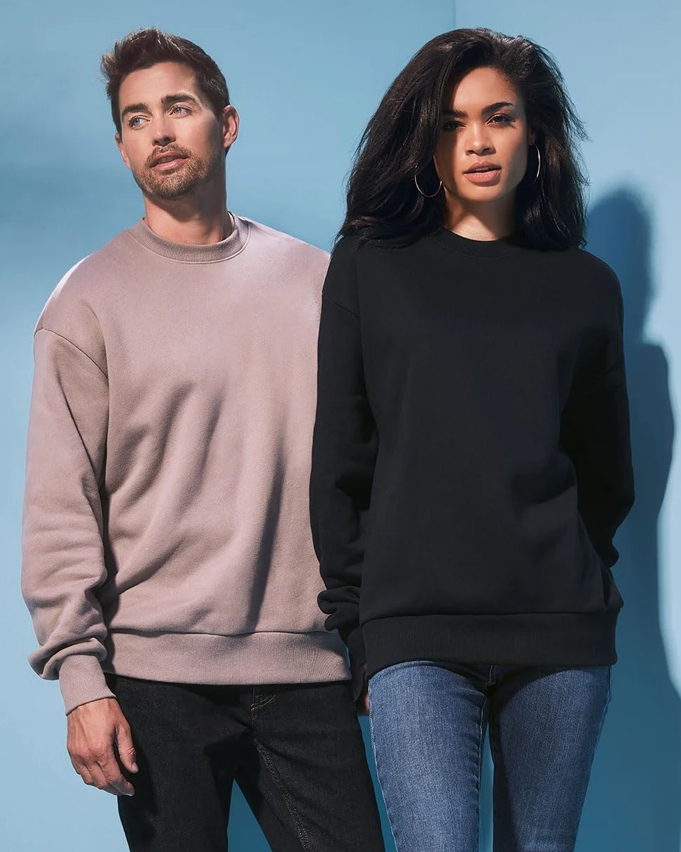 Australijski herb unisex oversize mieszanka bawełny ciężka bluza czarna