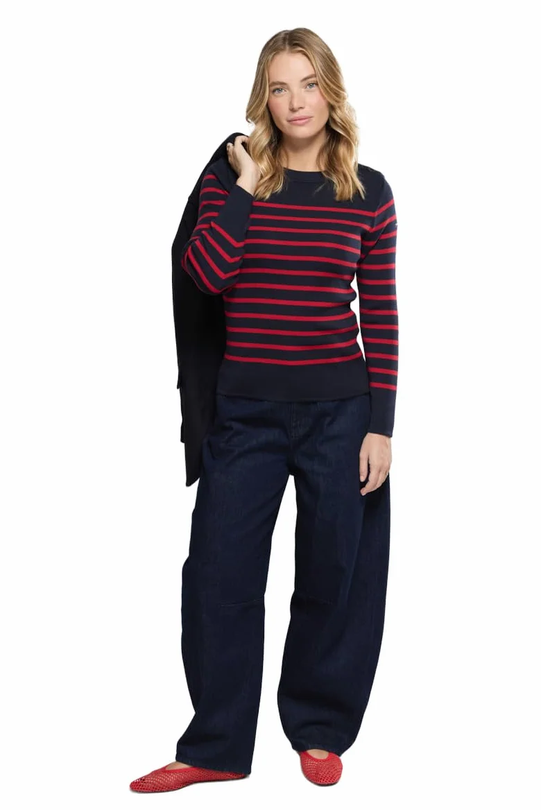 Armor Lux Sweter Kobiety Pull Marin "Briac" Femme