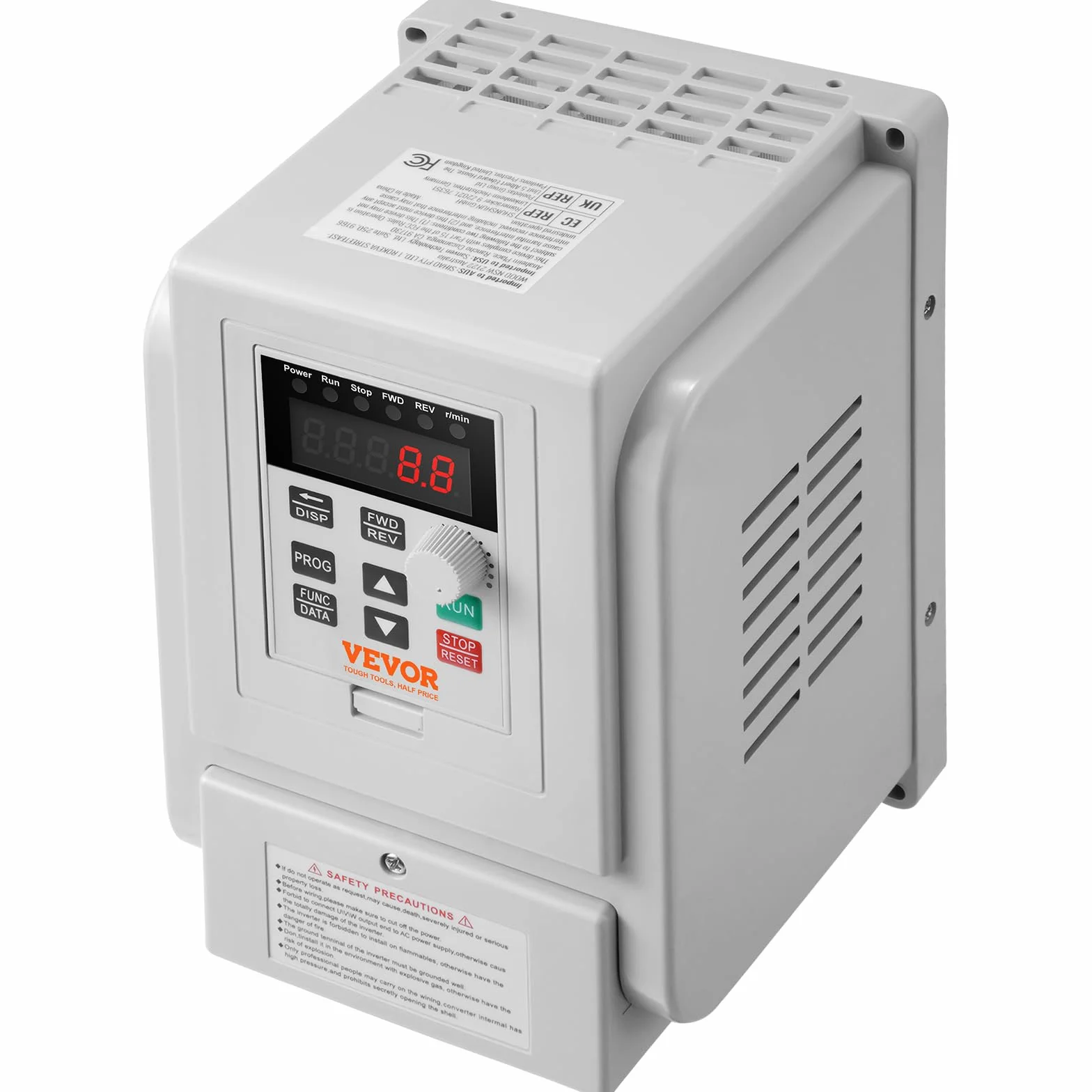 VEVOR 2,2 kW 10 A 3 KM przetwornica częstotliwości VFD AC 220–240 V regulator częstotliwości, regulator prędkości, przetwornik częstotliwości, silnik falownika, VFD, zmienna częstotliwość, w zestawie