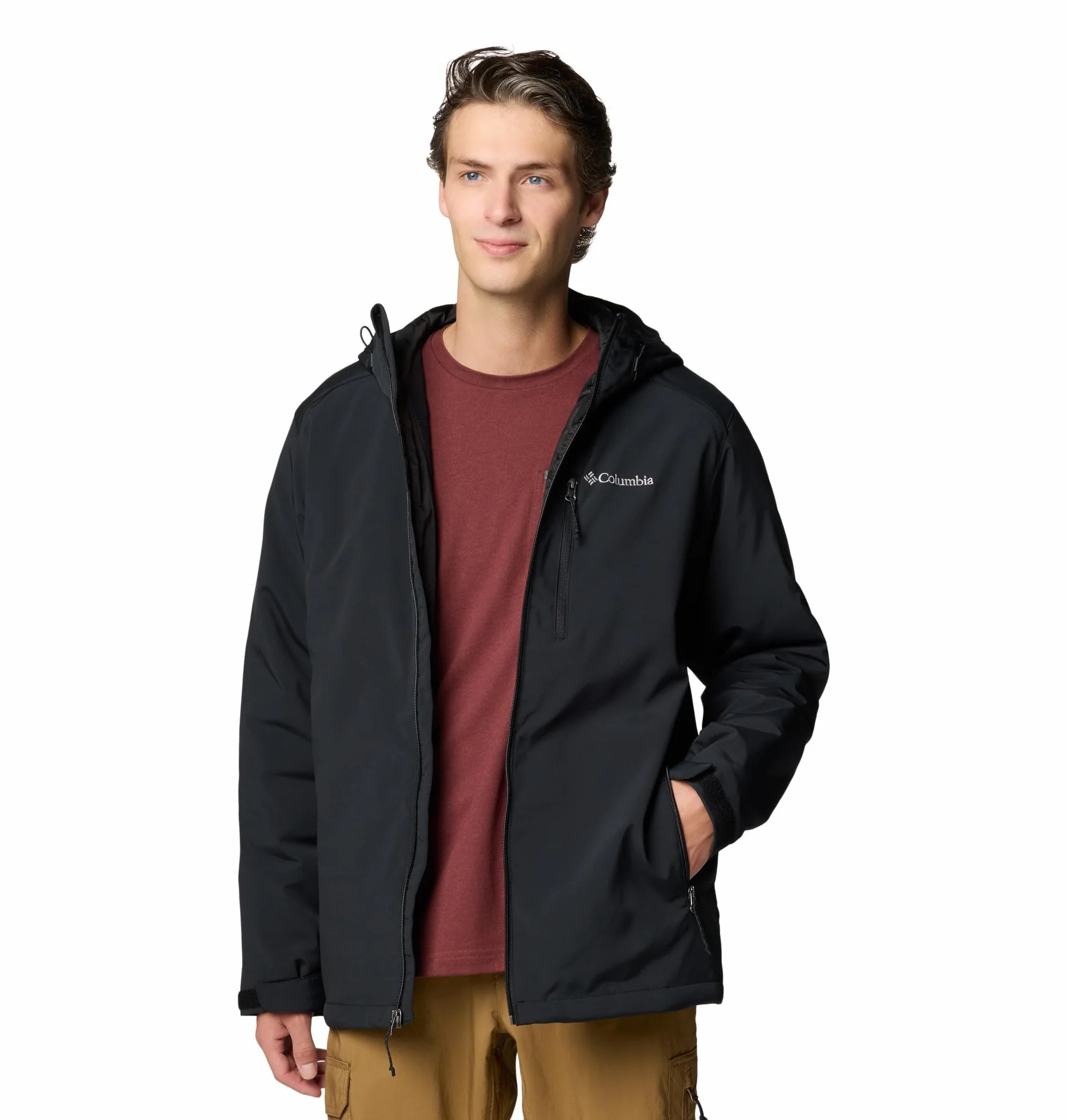 Columbia Gate Racer Softshell męska kurtka softshell, czarna, rozmiar L