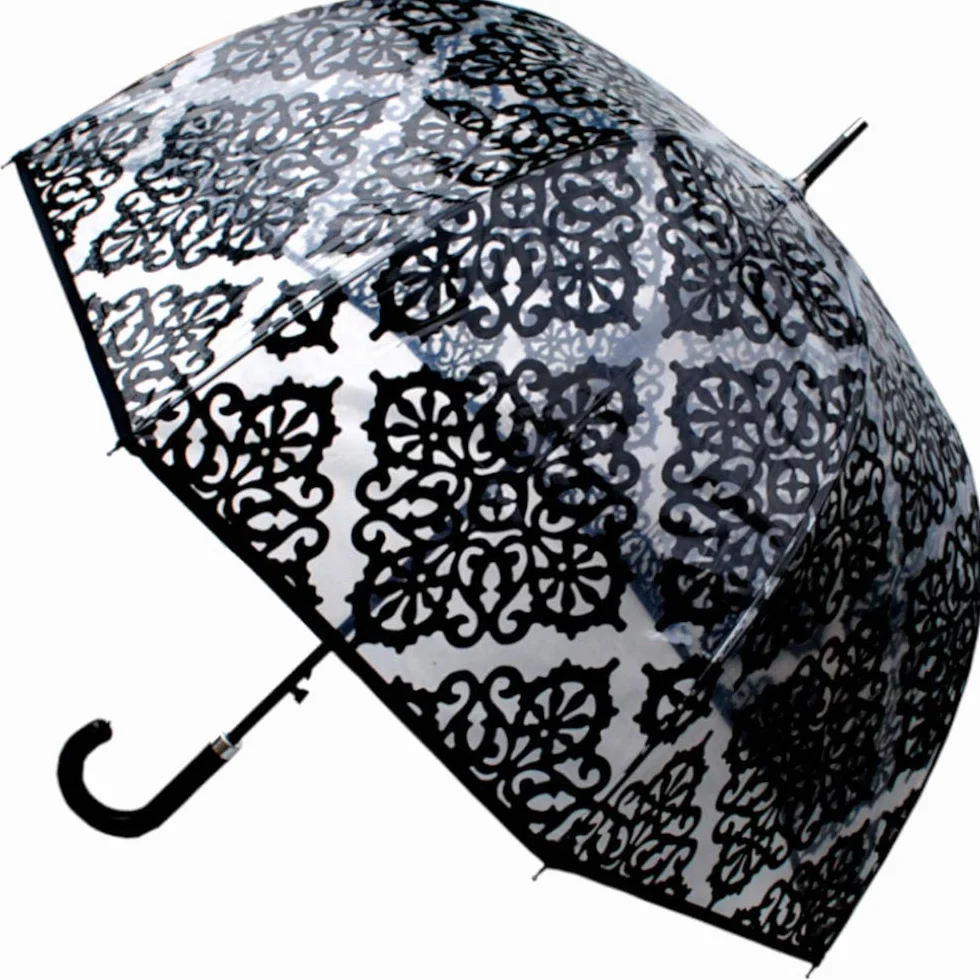 COLLAR AND CUFFS LONDON Parasol automatyczny przezroczysty wiatroszczelny panoramiczny StormDefender