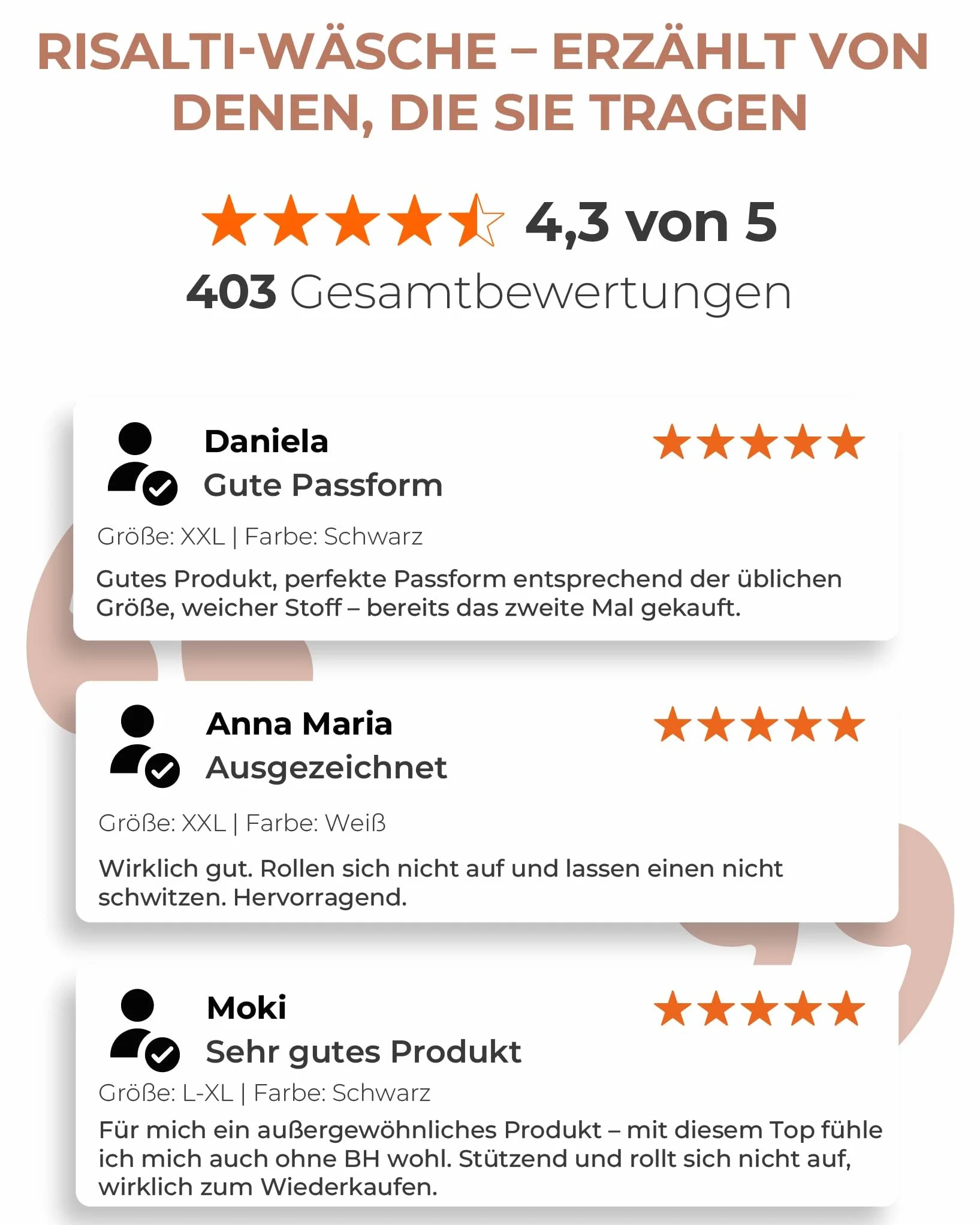 Risalti Damski podkoszulek modelujący duże ramię, pojemność, oddychająca, wyprodukowano we Włoszech, puder, L-XL