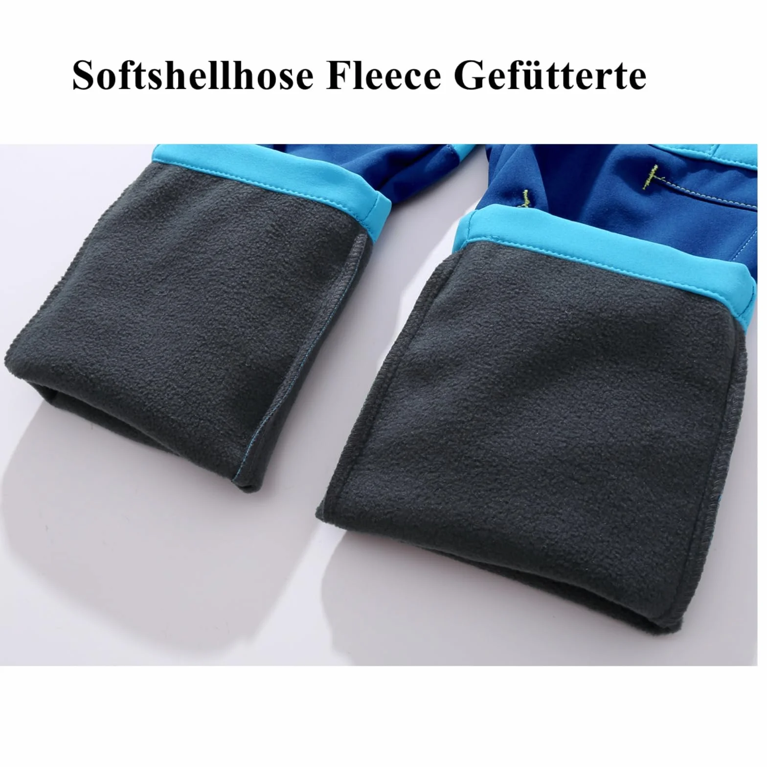 Daysskk Spodnie softshellowe dla dzieci, na zimę, spodnie outdoorowe, polarowe, dla chłopców i dziewczynek, wodoszczelne, 110-170