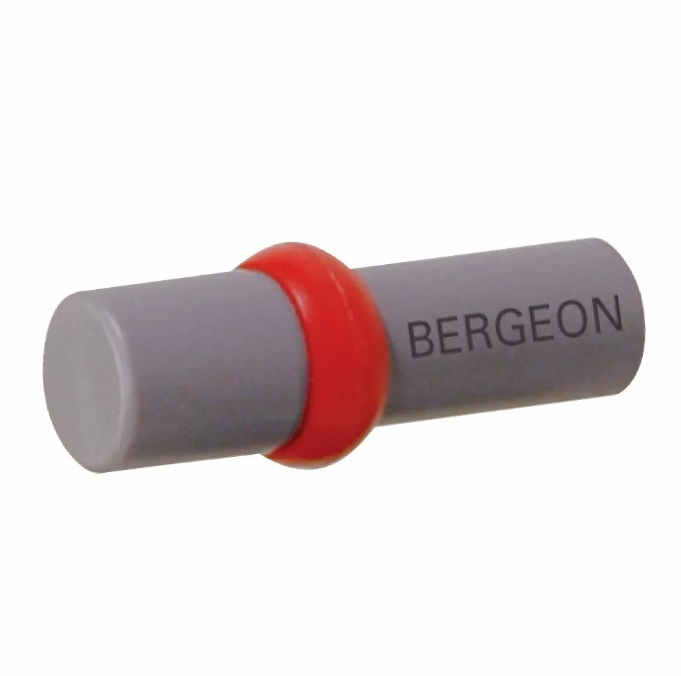 Bergeon 55-606 30009 Zestaw 9 śrubokrętów z 9 rurkami z zapasowymi ostrzami w drewnianym pudełku zestaw naprawczy do zegarków, wielokolorowy, nowoczesny, wielobarwny, Nowoczesny