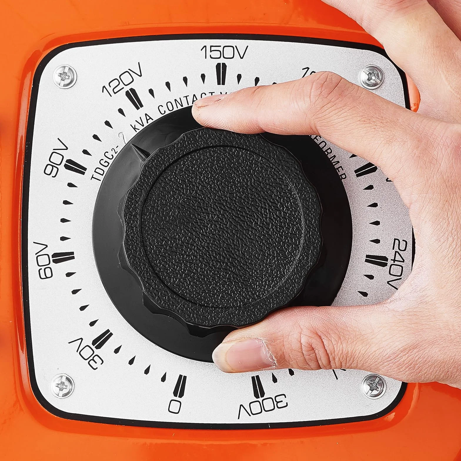 VEVOR Transformator nastawczy 2000 VA o zmiennym napięciu, 6,6 A, wejście 230 V, wyjście 0-300 V, regulator napięcia zmiennego, z wyświetlaczem LCD, 4 dodatkowe bezpieczniki, do domu, przemysłu, biura