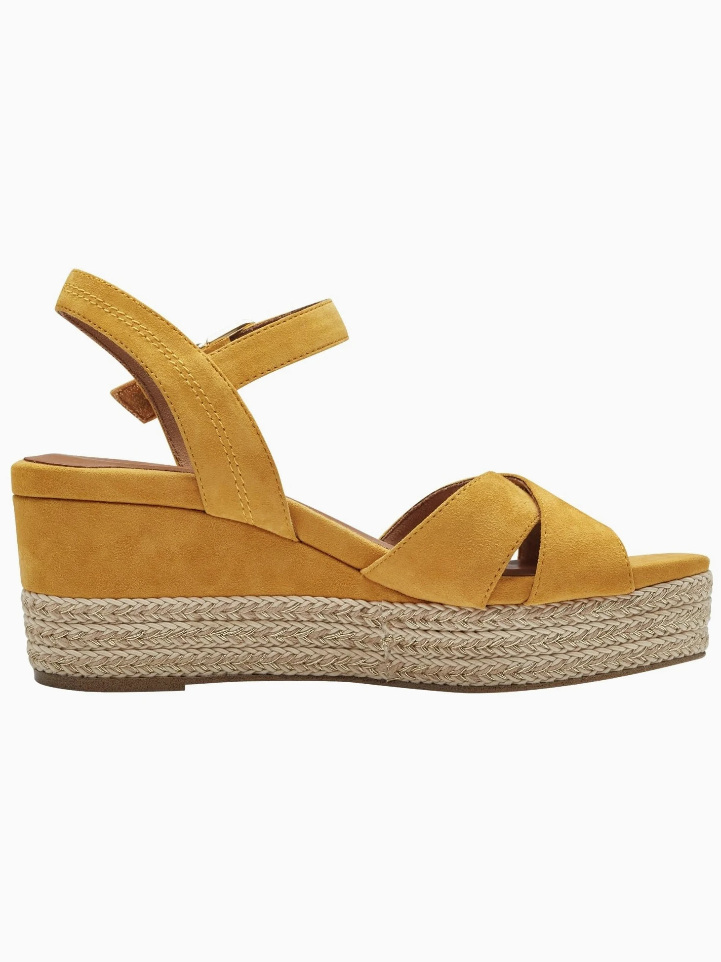 Tamaris Tamaris Damskie 1-28001-42 - Sandał na koturnie Kobiety