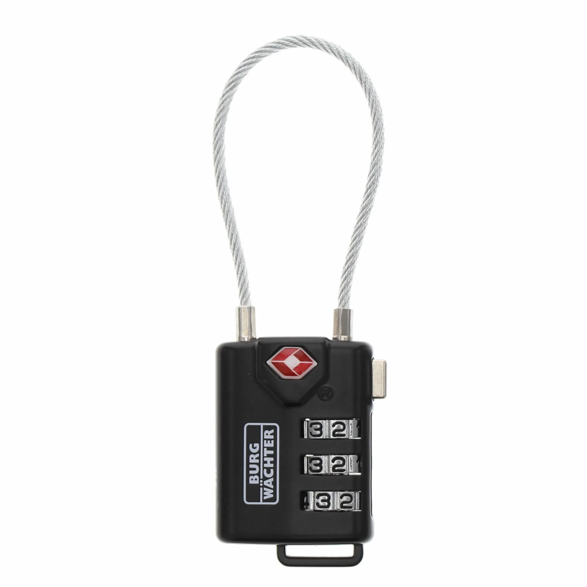 Burg-Wächter TSA 74 30 SB, grubość pałąka: 2,9 mm, czarny