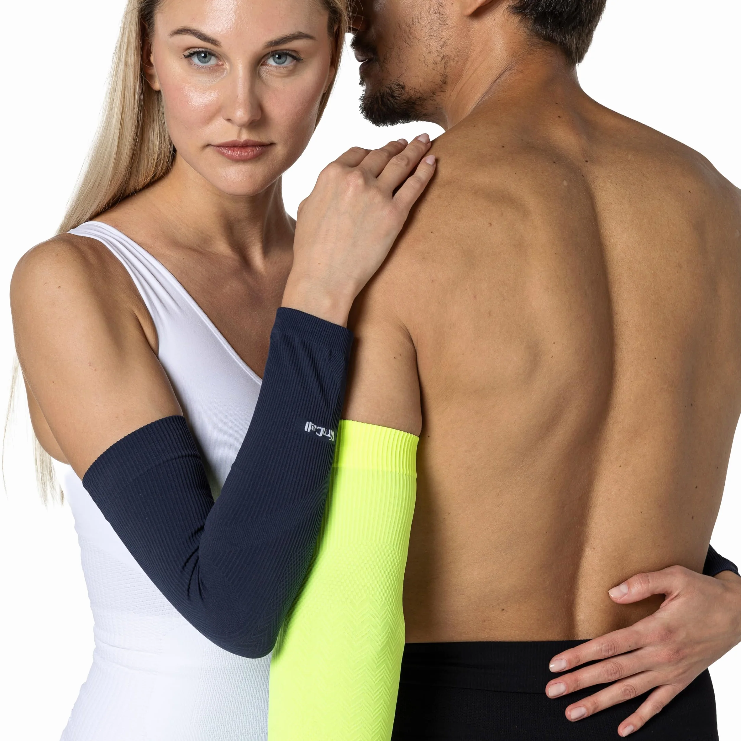 Sportowe rękawy do siatkówki - ochrona przed promieniowaniem UV, UPF 50+, opaska na ramię kompresyjna, bieganie, tenis, ramiona na ramię, gry na ramię, jazda na rowerze, siatkówka
