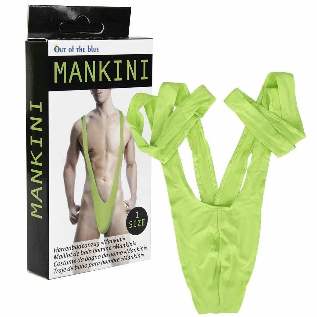 Mankini dla mężczyzn, najlepszy popularny prezent, na urodziny, Boże Narodzenie by Kenzies Gifts