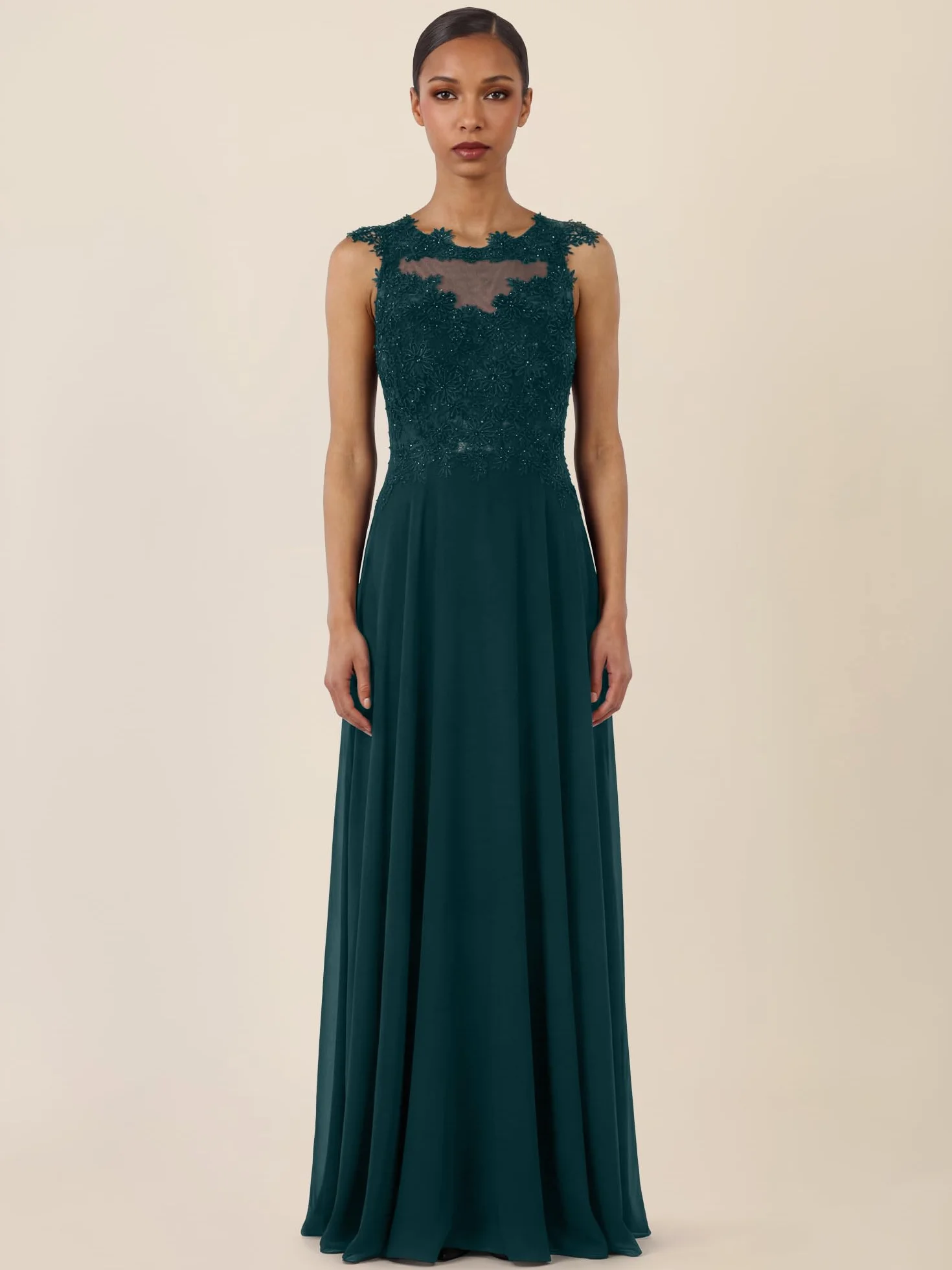 APART Fashion Sukienka wieczorowa, ciemnozielony, 38
