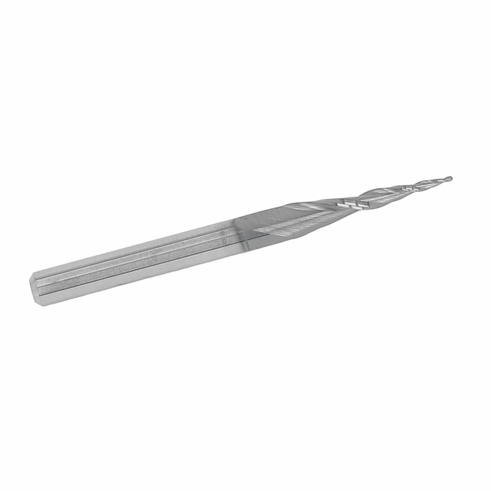 Frez kulowy CNC spiralny stożkowy frez kulowy ze stali wolframowej przedłużony frez trzpieniowy z węglika spiekanego do drewna aluminiowego