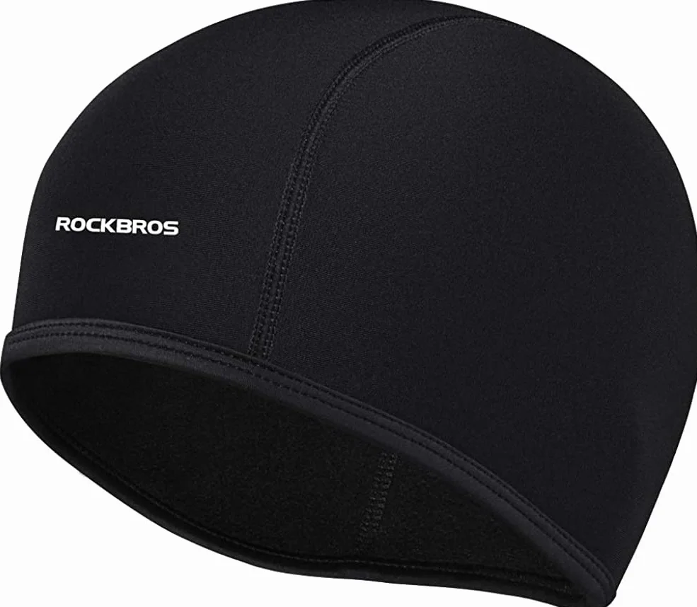 ROCKBROS Czapka Rowerowa, Zimowa, Wiatroodporna,Ciepła, dla Mężczyzn i Kobiet, Wielofunkcjonalna, Czarna, do Wszystkich Aktywności na Świeżym Powietrzu