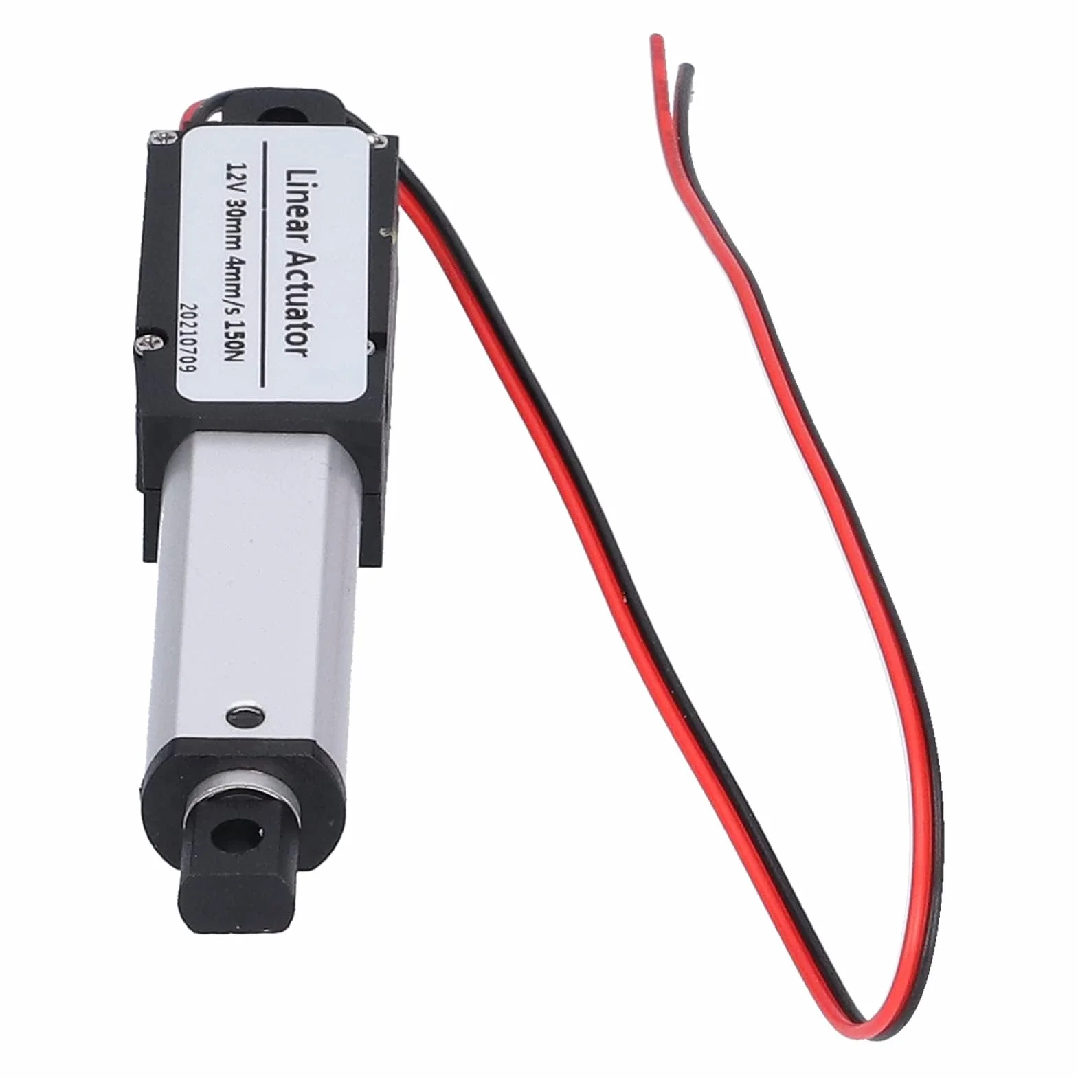 Elektryczny Siłownik Liniowy Mini Elektryczne Siłowniki Ruchu Liniowego 30mm Skok DC 12V Wodoodporny Szybki Siłownik Liniowy Zwarcie (Skok 30mm-4mm/s-150N)