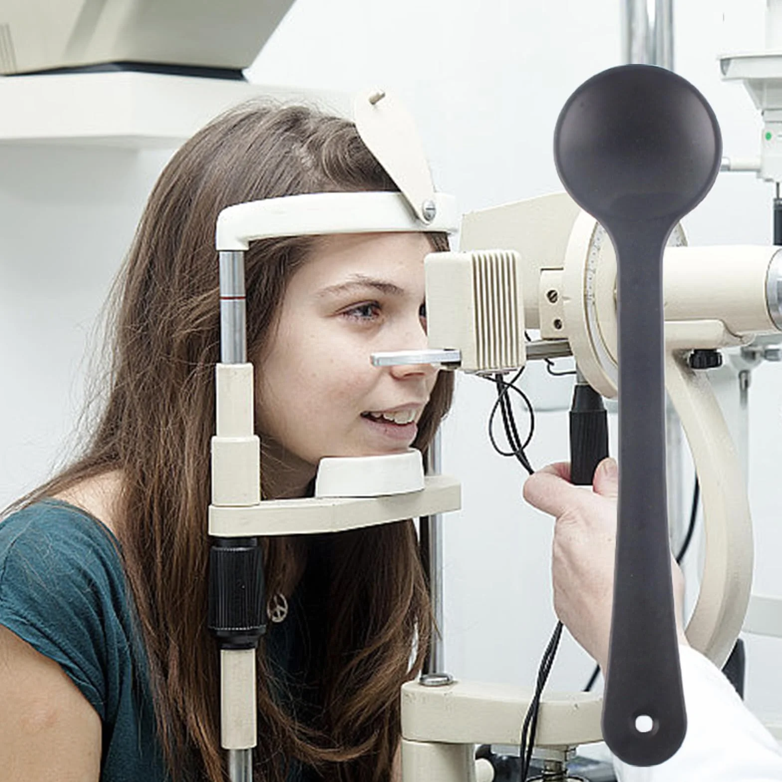 Przenośny Okluder Oczny,Przyrząd Optometryczny Do Testów Tablicowych - Przenośna Zasłonka Oczna Bez Poślizgu Dla Ortoptysty Optometrysty Okulisty