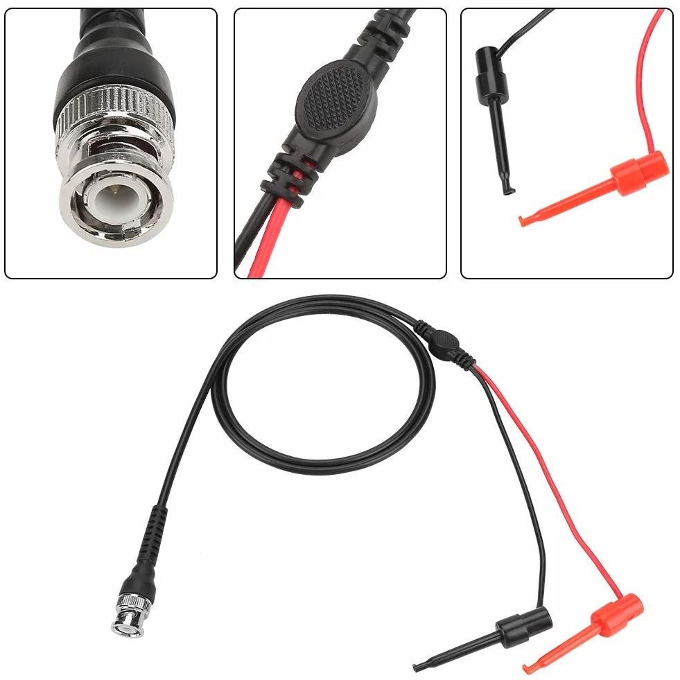 Kabel koncentryczny, 2-częściowy oscyloskop z podwójną sondą pomiarową BNC Kabel maszyny Kabel testowy Kabel koncentryczny do oscyloskopu z interfejsem BNC