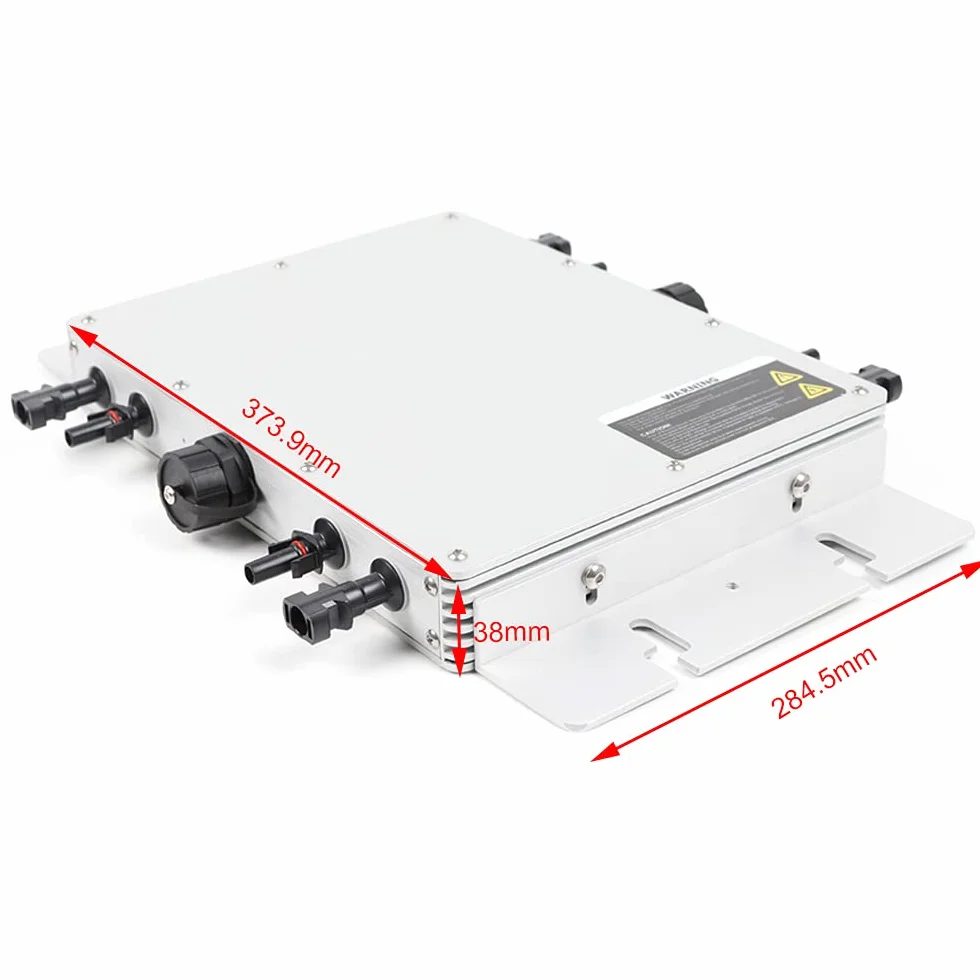 Moduł inwertorowy solarny z mikroinwerterem, IP65, wodoszczelny, mikrofalowy, falownik fotowoltaiczny, 300 W/600 W/1200 W (600 W)