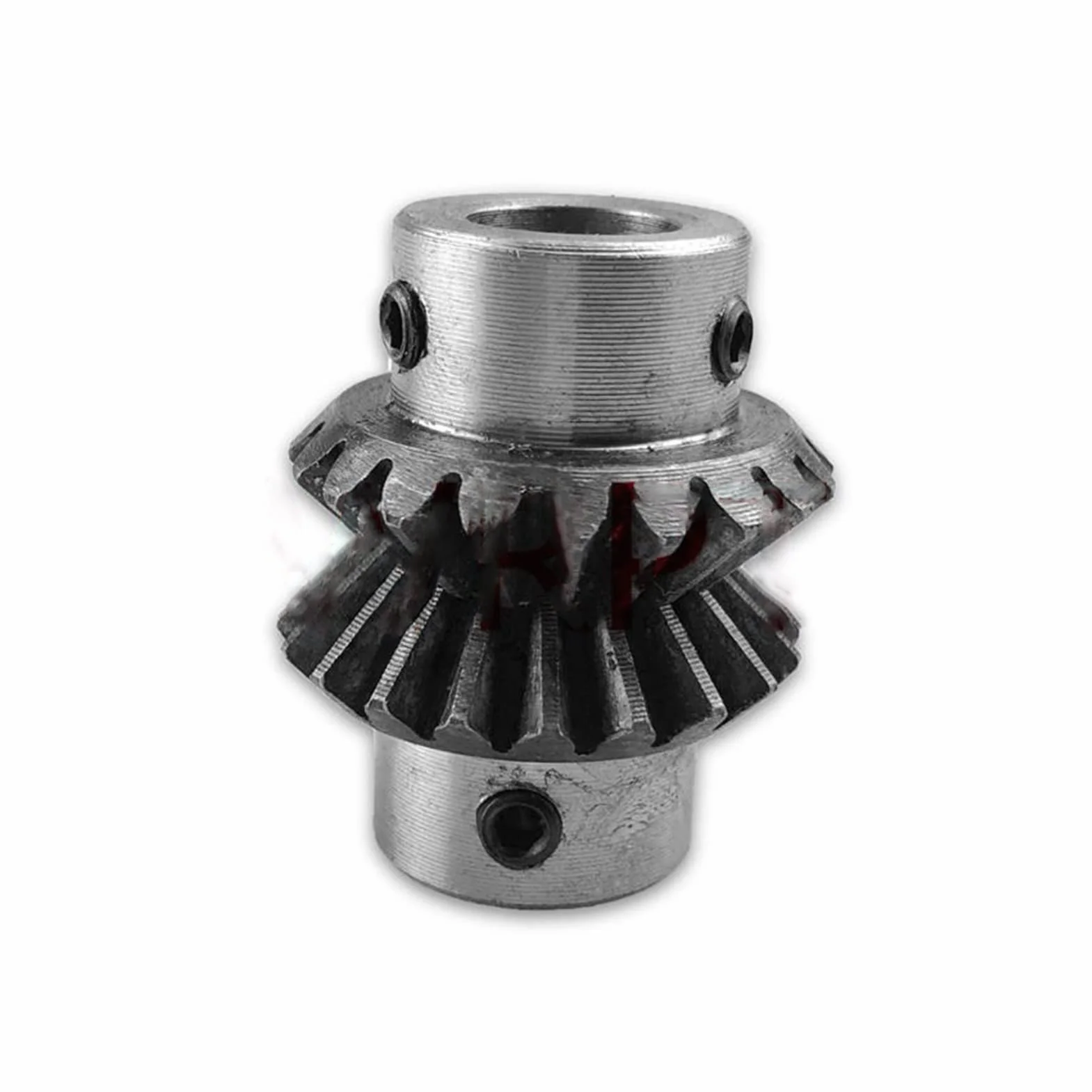 Koło zębate spiralne 1 szt. 1,5 moduł 20 zębów przekładnia stożkowa 8 mm 10 mm 12 mm 14 mm 15 mm wewnętrzny otwór przekładnia 1,5 m 20T spiralne przekładnie stożkowe do modelu DIY ślimak ścięcia samochodu (kolor: 20 zębów, rozmiar: otwór 10 mm)