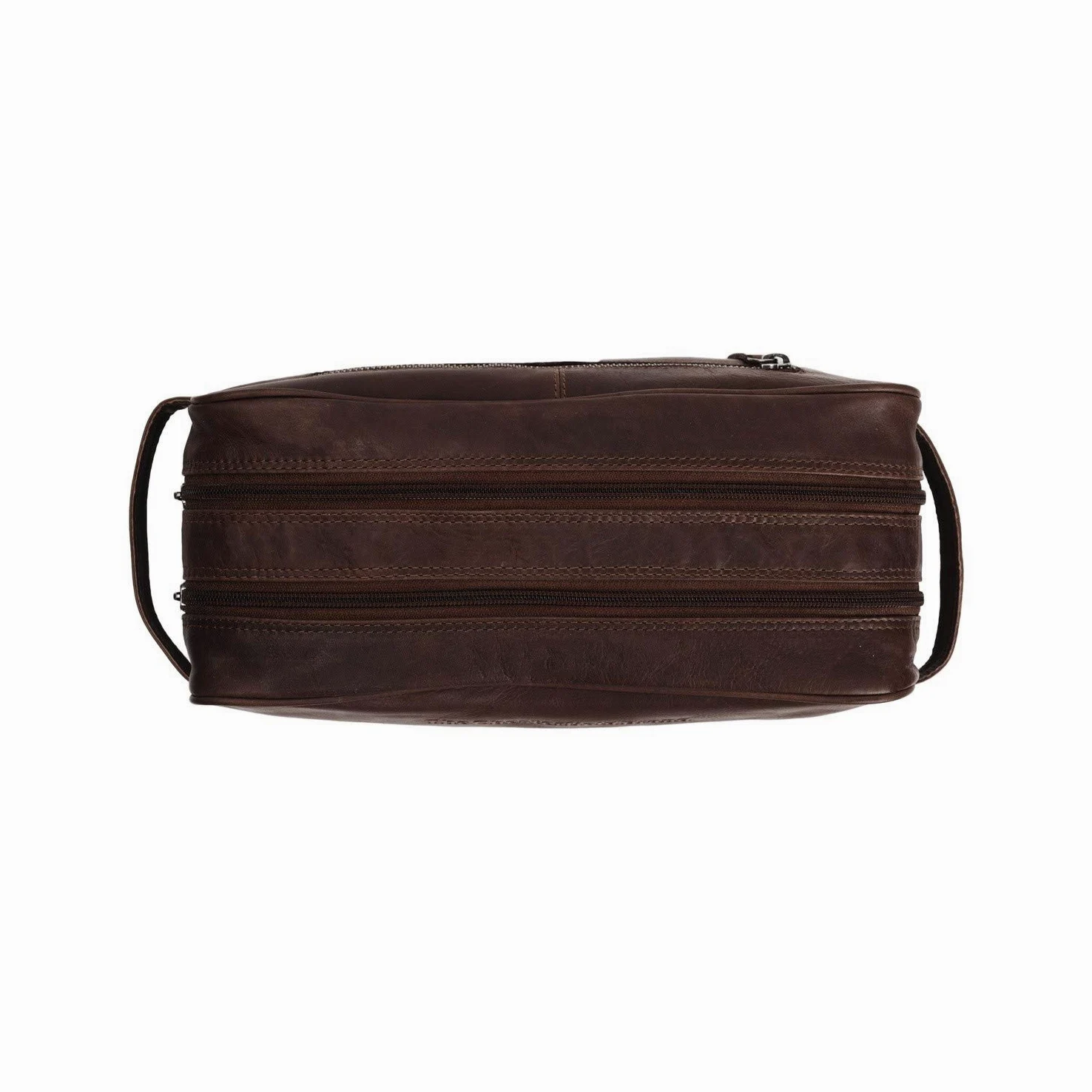 Chesterfield Brand Kosmetyczka Stefan | wykonana ze skóry | duża kosmetyczka dla mężczyzn i kobiet na podróż, brązowa, L