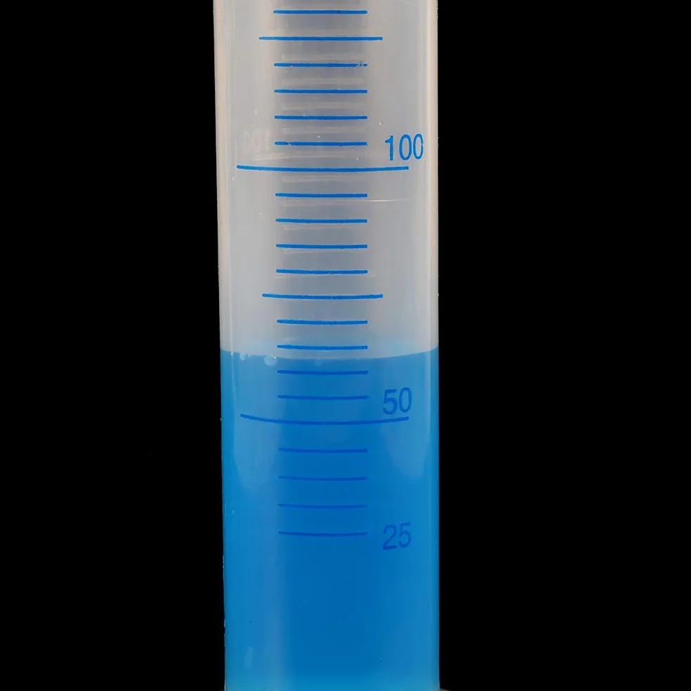 Cylinder pomiarowy szklany 250 ml plastikowy cylinder stopniowany