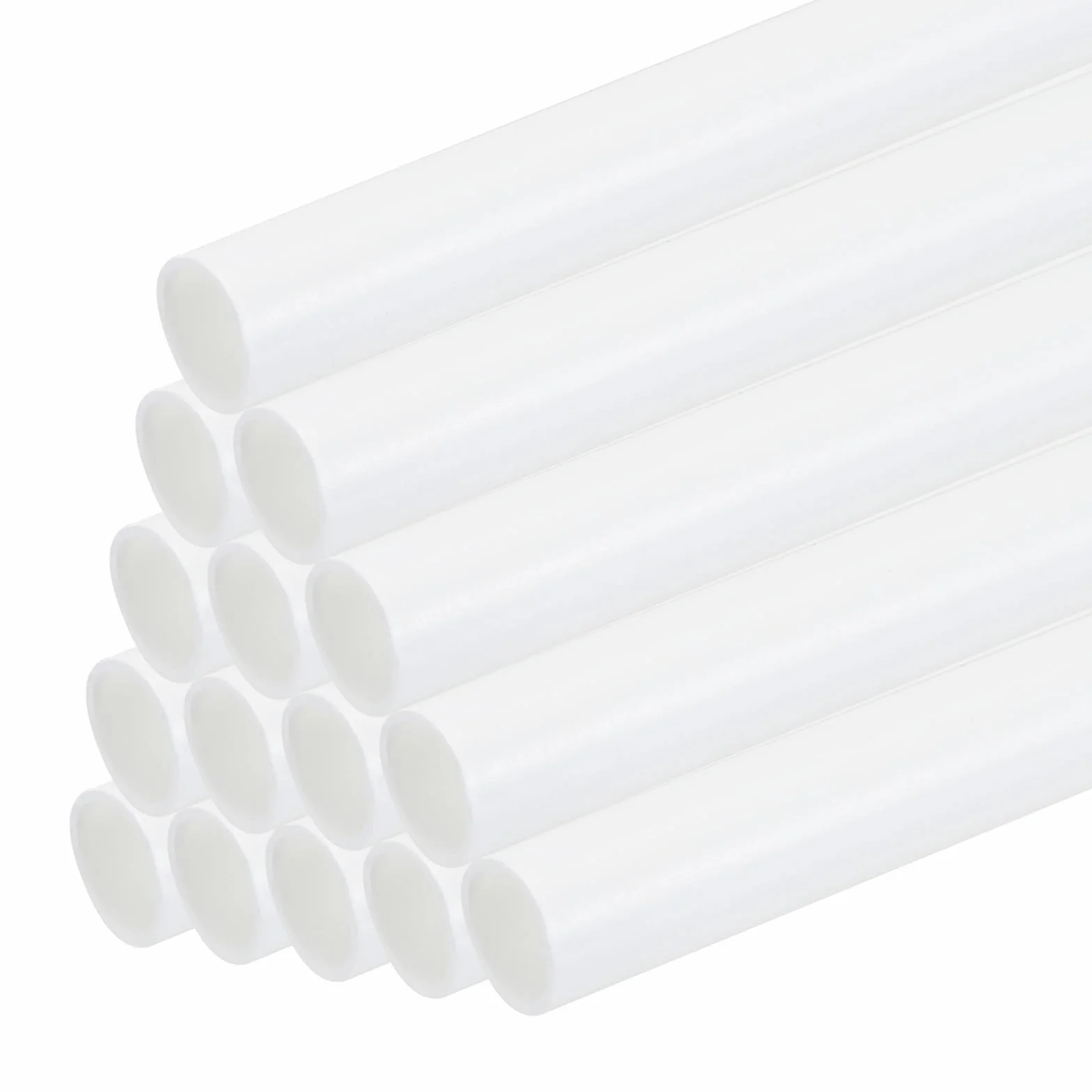 QUARKZMAN 20 szt. Rury plastikowe do modelowania ABS, okrągła rura 5 mmx250mm, biała, łatwa w obróbce do tworzenia modeli architektonicznych DIY