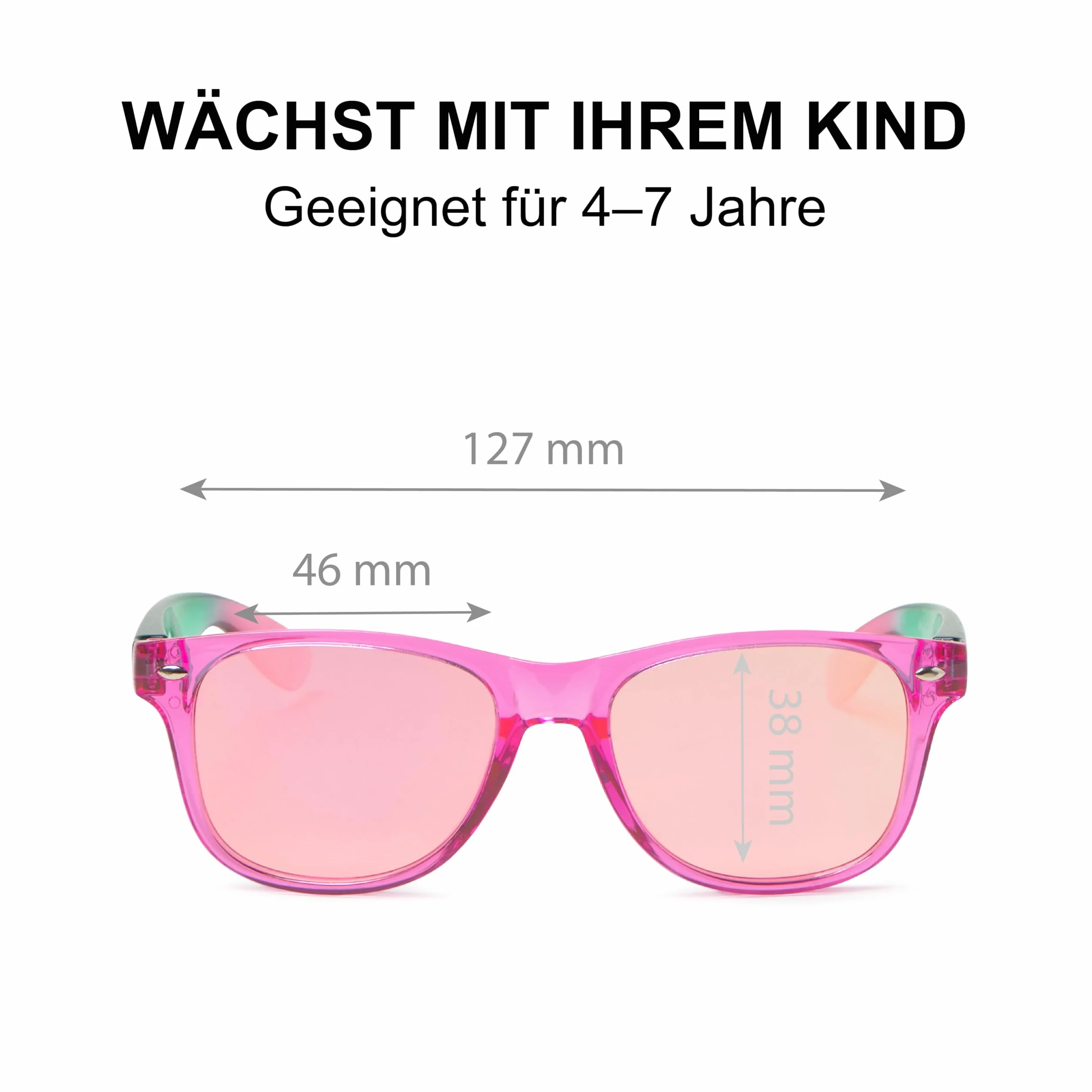 Kiddus Okulary Polaryzacyjne dla Dziewczynek, Chłopców i Nastolatków Od 6 lat. UV400 100% Ochrona przed Promieniami Ultrafioletowymi. Stylowo, Modny, Fantastyczny, Fabulous