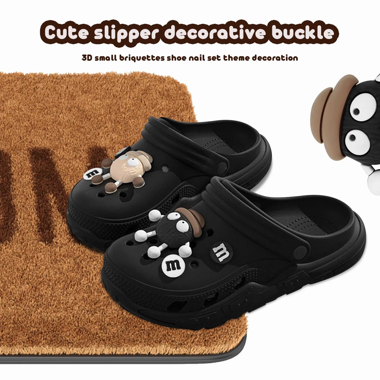 Akcesoria 3D Crocs Charms do Butów - Urocze Ozdoby z PVC DIY Guziki Broszki Dekoracja