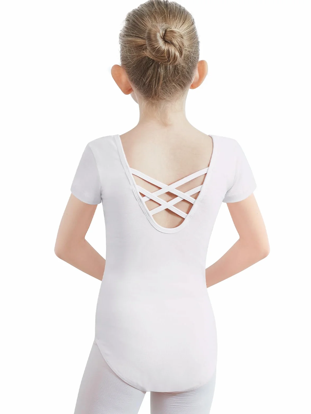 Body Taniec Klasyczny Dziewczęcy Kobiety Ballet Body Leotards Bawełna Krótki Rękaw Artystyczne Body Gimnastyka Dla Dziewcząt i Kobiet