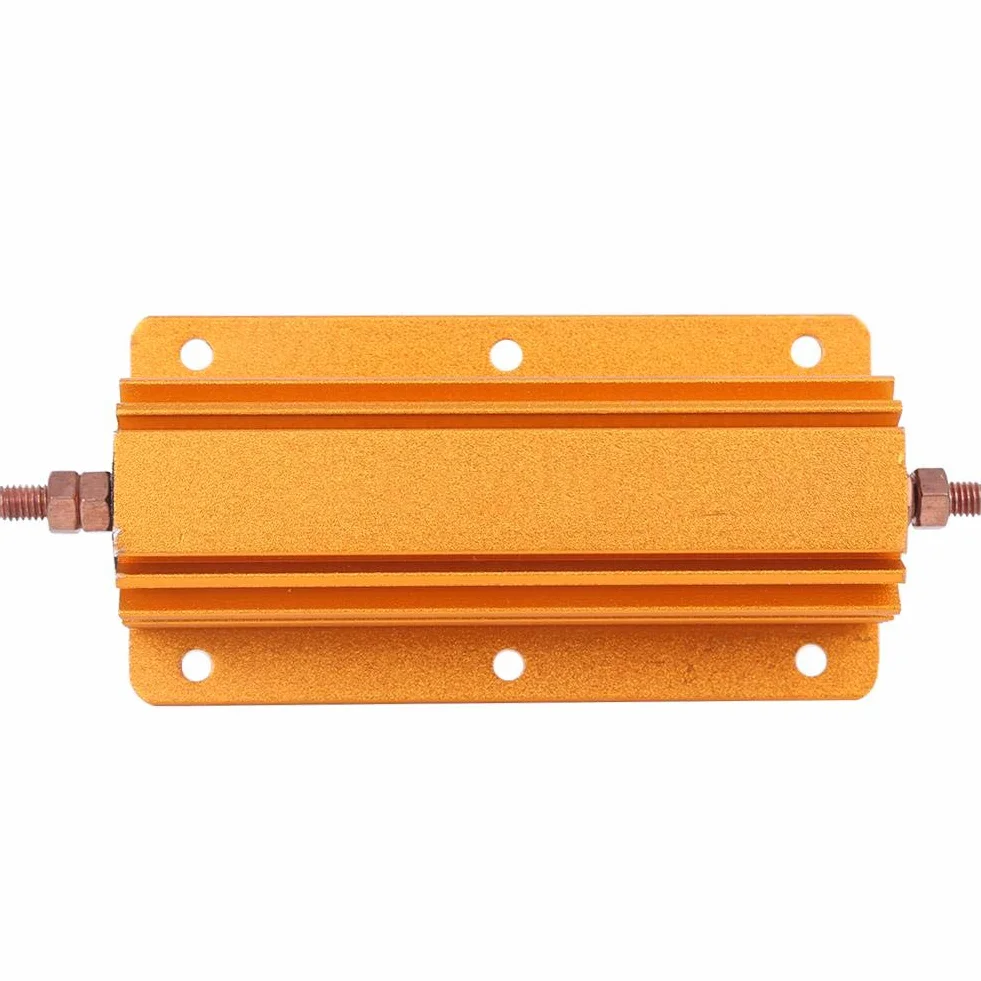 RX24 200W Aluminiumgehäuse Drahtgewickelter Widerstand 8 Ohm 8R Hochleistungswiderstand Aluminiumgehäuse 100 x 52 x 29 mm