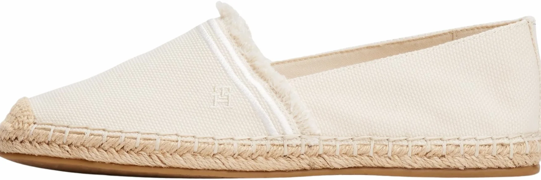 Tommy Hilfiger Kobiety Fringe Canvas Closed Espadrille Fw0fw08881Espadryle