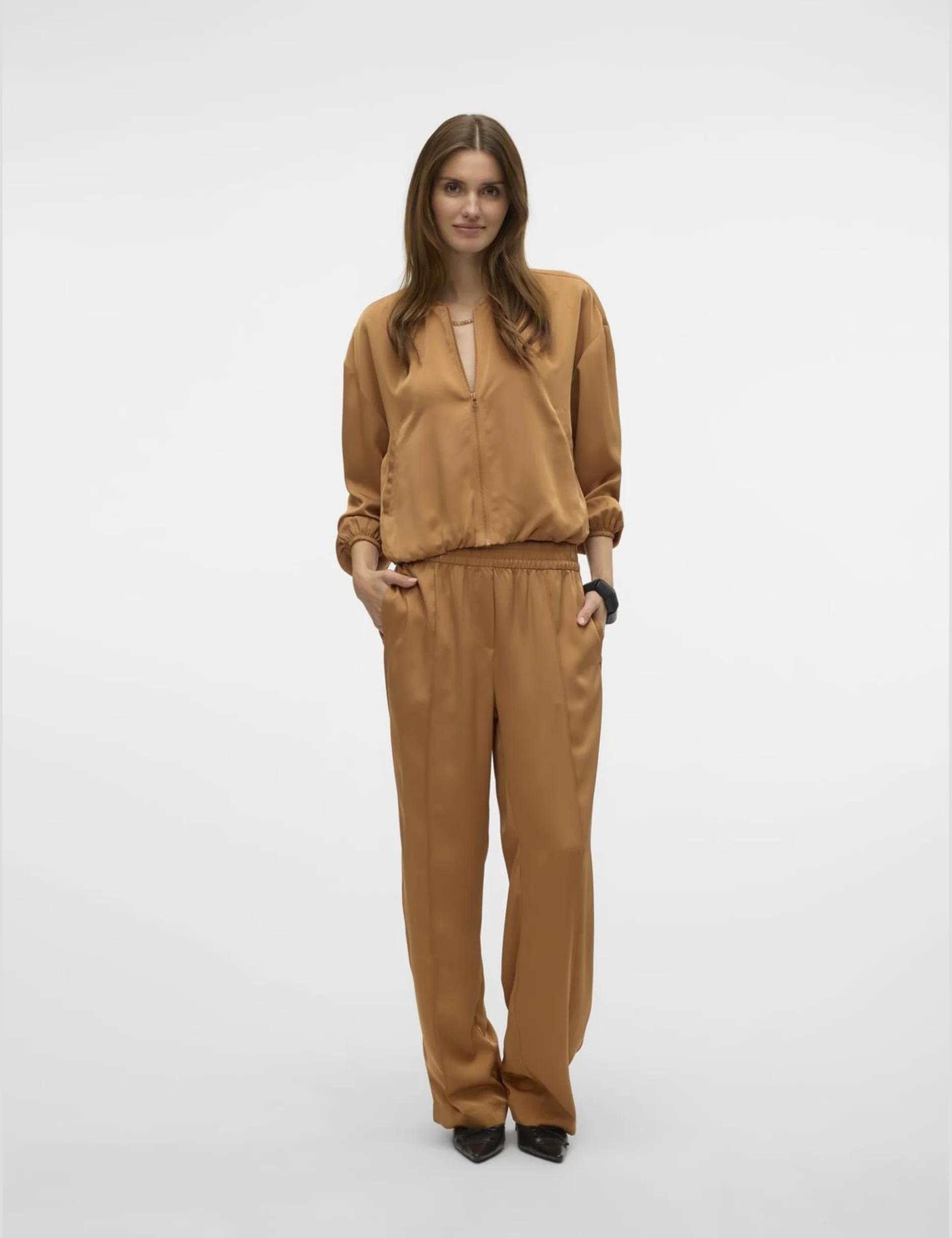 VERO MODA VMLOLA LS Bomber WVN GA kurtka damska, Lion, XS, Lion, XS