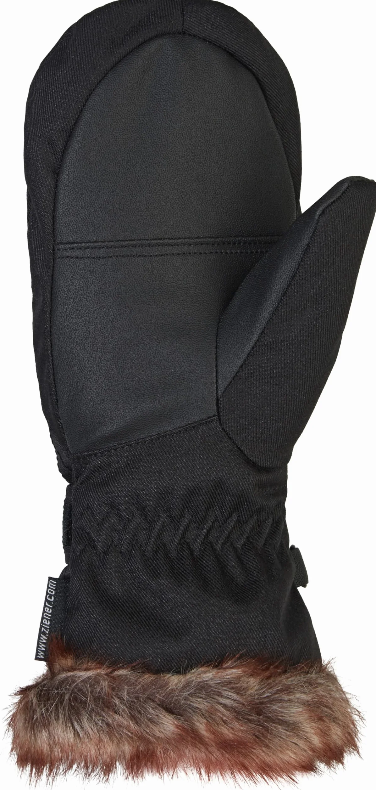 Ziener Dziewczęce rękawice narciarskie LED MITTEN GIRLS glove junior do sportów zimowych |ciepłe, oddychające