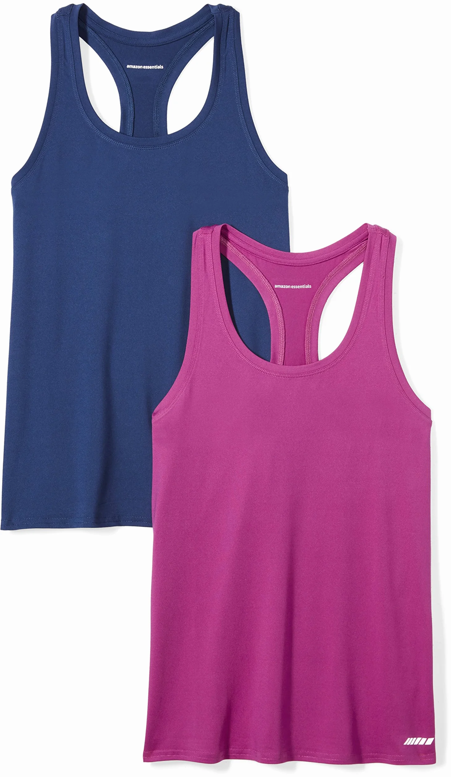 Amazon Essentials Kobiety Koszulka bez rękawów Tech Stretch Racerback (dostępna w dużych rozmiarach)