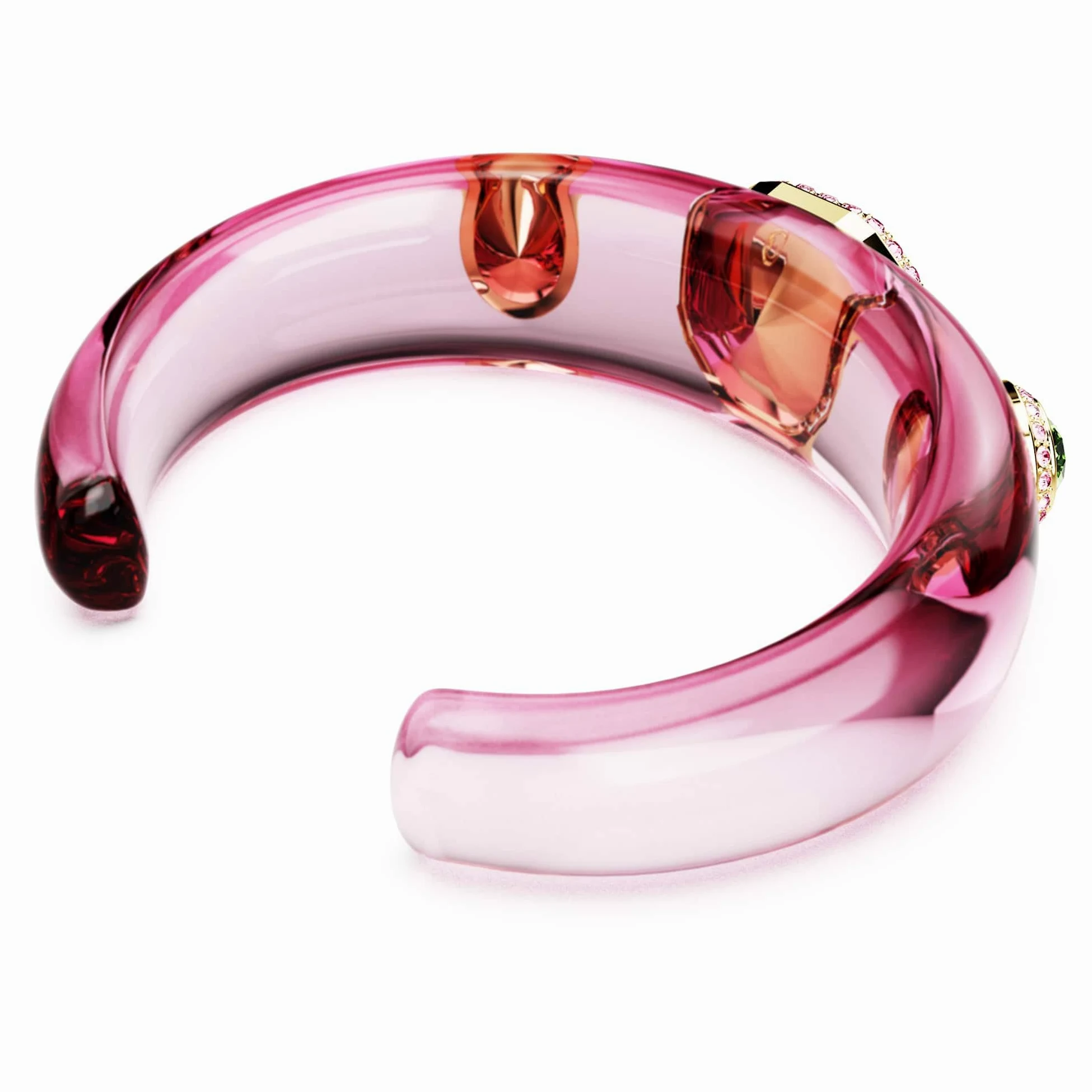Swarovski Dulcis Kolekcja bransoleta mankietowa, mieszane szlify, wielokolorowy, pokryty w odcieniu złota