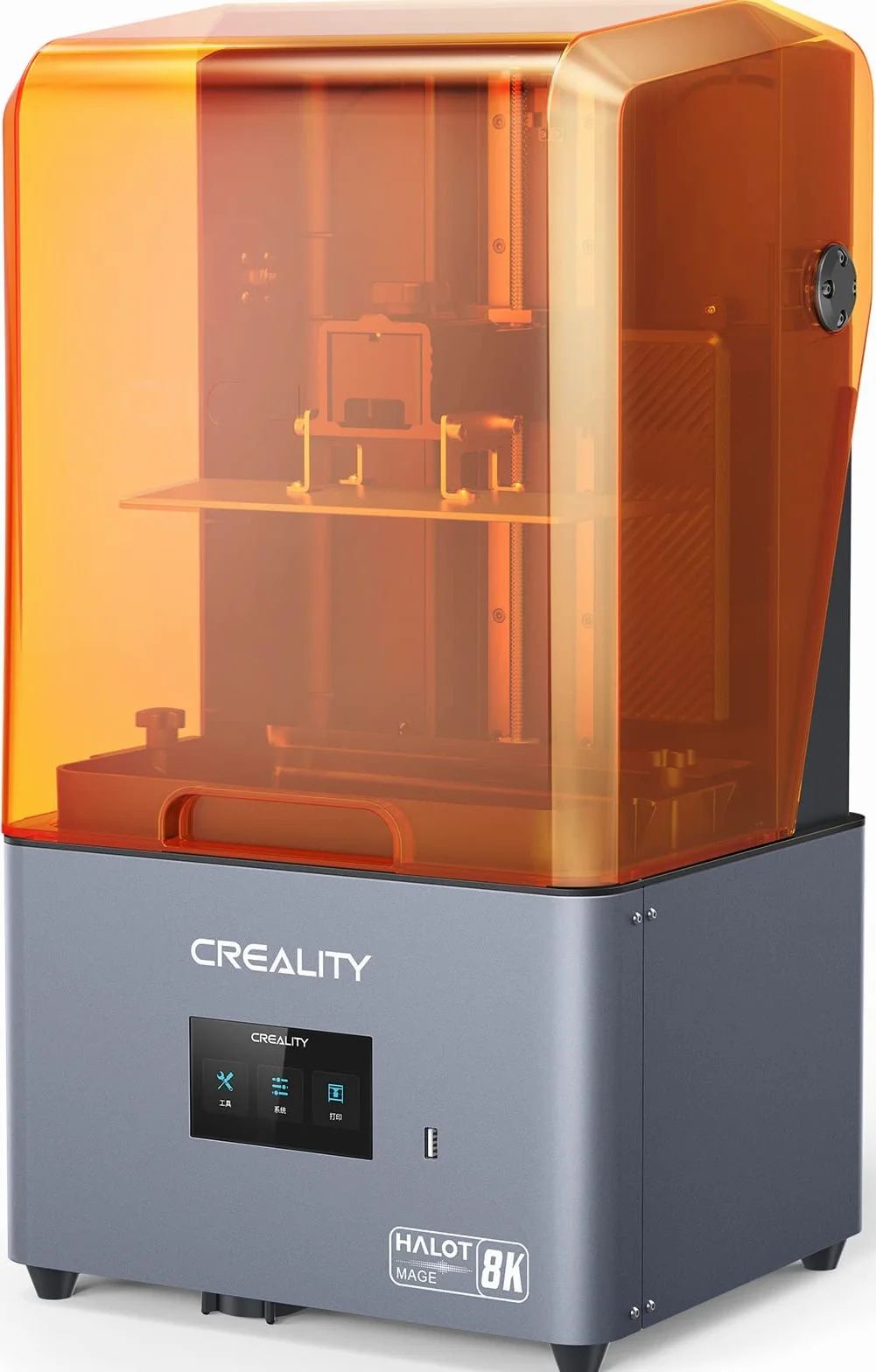 Creality Halot-Mage Żywiczna drukarka 3D, rozdzielczość 8K, monochromatyczny ekran LCD 10,3 Zoll, fotoutwardzalna drukarka żywiczna UV z precyzyjnym zintegrowanym światłem, szybkie drukowanie